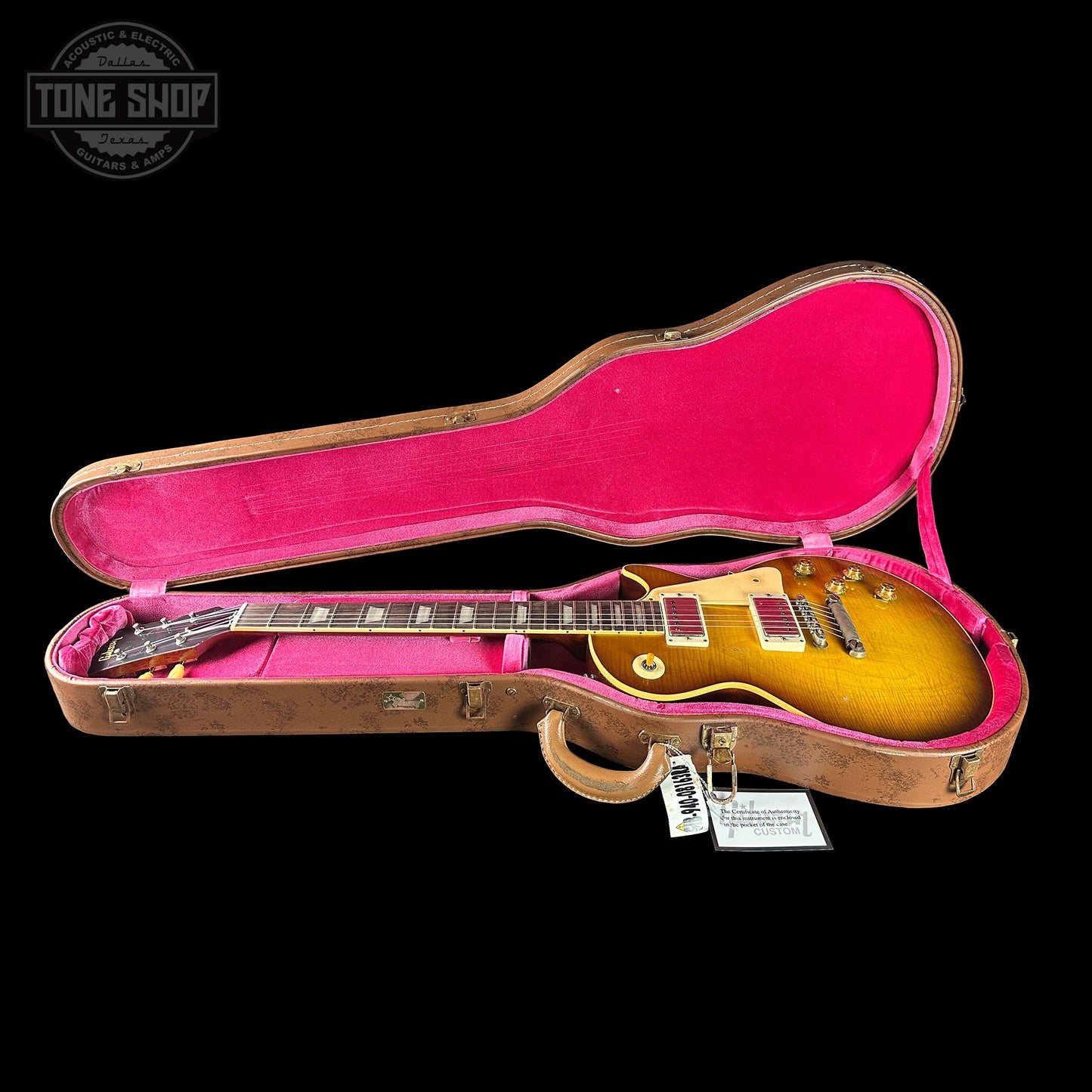 Gibson Custom Shop 1959 Les Paul Standard Reissue Murphy Lab Heavy Aged Golden Poppy Burst w/case 95934