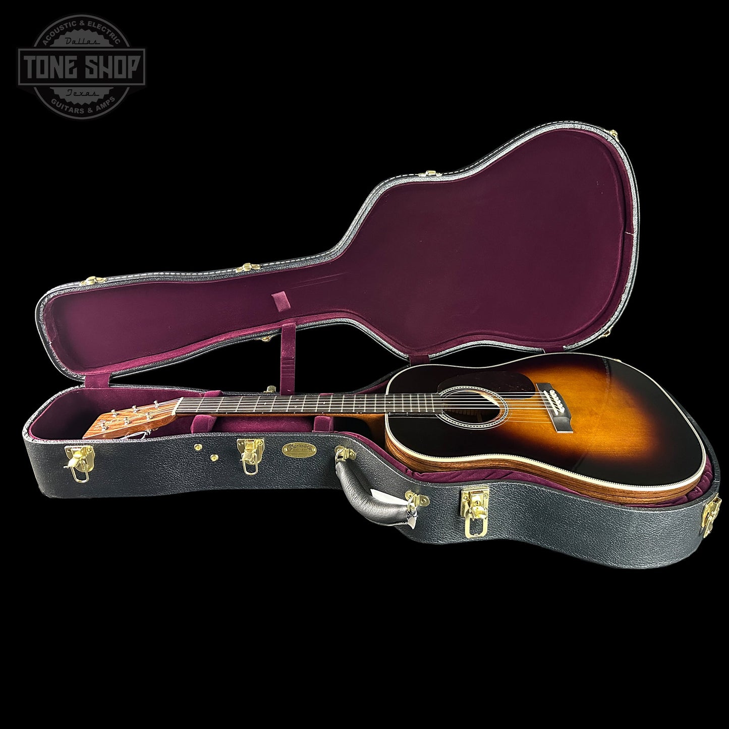 Martin Custom Shop Slope Shoulder Dread 1935 Sunburst 45 Style Adirondack / Wild Grain East Indian Rosewood w/case 2951517