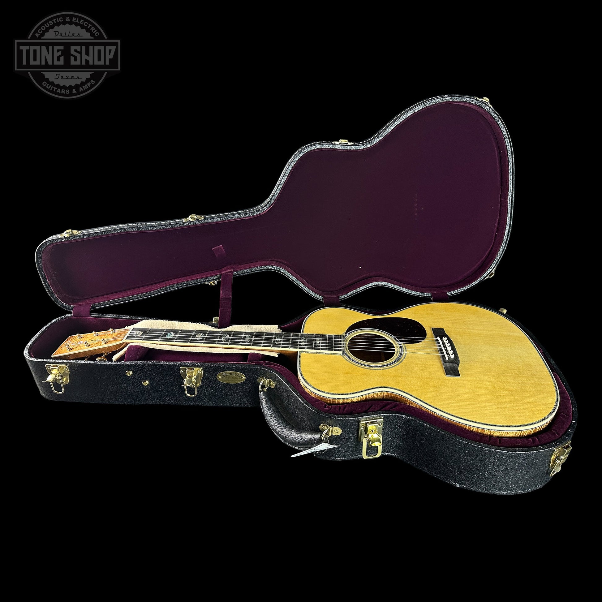 Martin Custom Shop OM 45 Style Adirondack/Exceptional Broad Figure Koa w/case 2964094