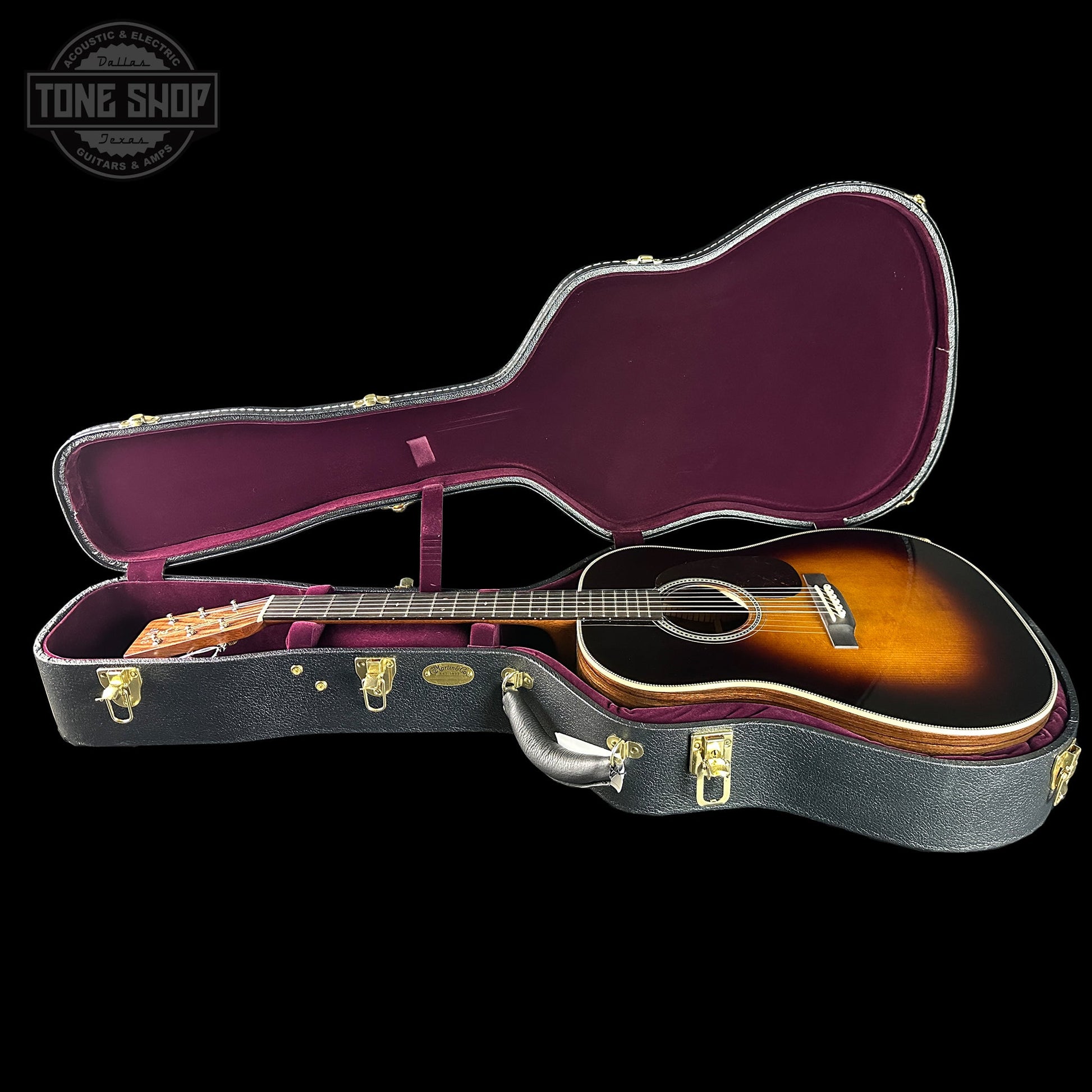 Martin Custom Shop Slope Shoulder Dread 1935 Sunburst 45 Style Adirondack / Wild Grain East Indian Rosewood w/case 2951517