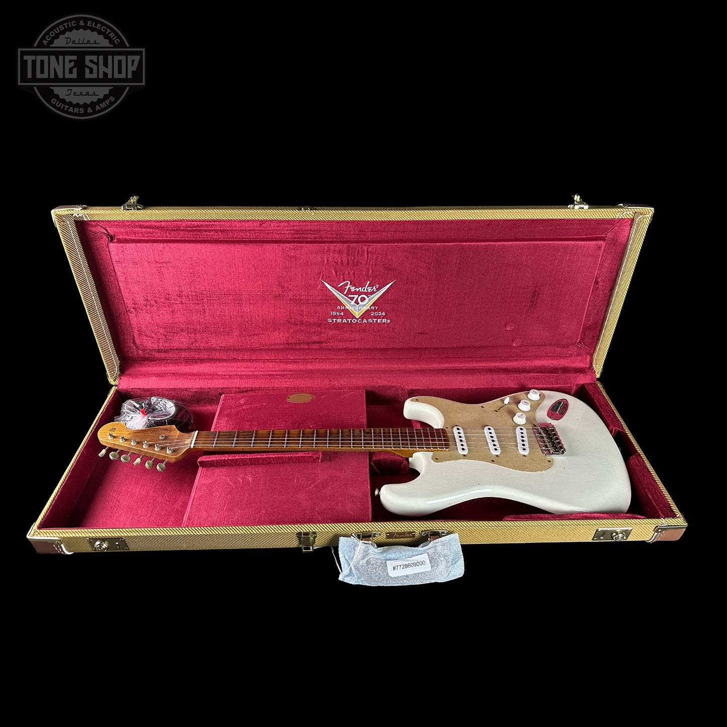 Fender Custom Shop Limited Edition Roasted '54 Strat Journeyman Relic '55 Desert Tan w/case