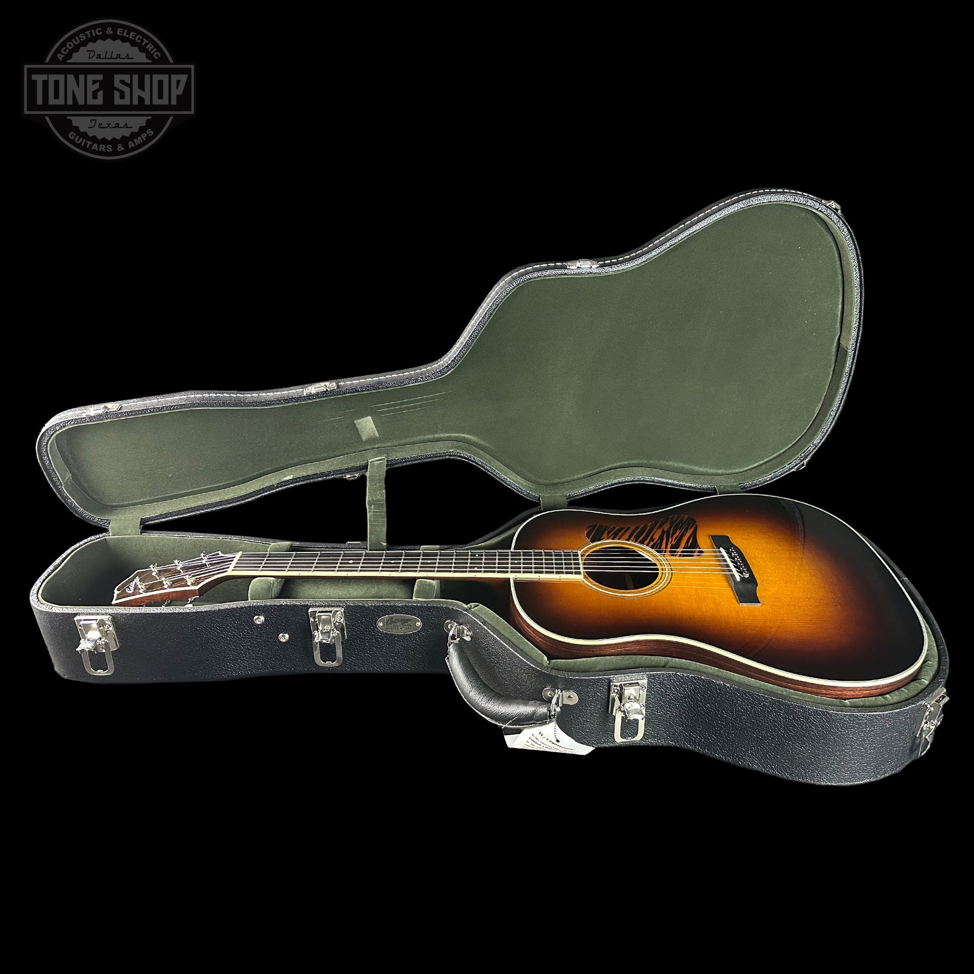 Collings CJ Adirondack Sunburst Tigerstripe Pickguard w/Case 35749