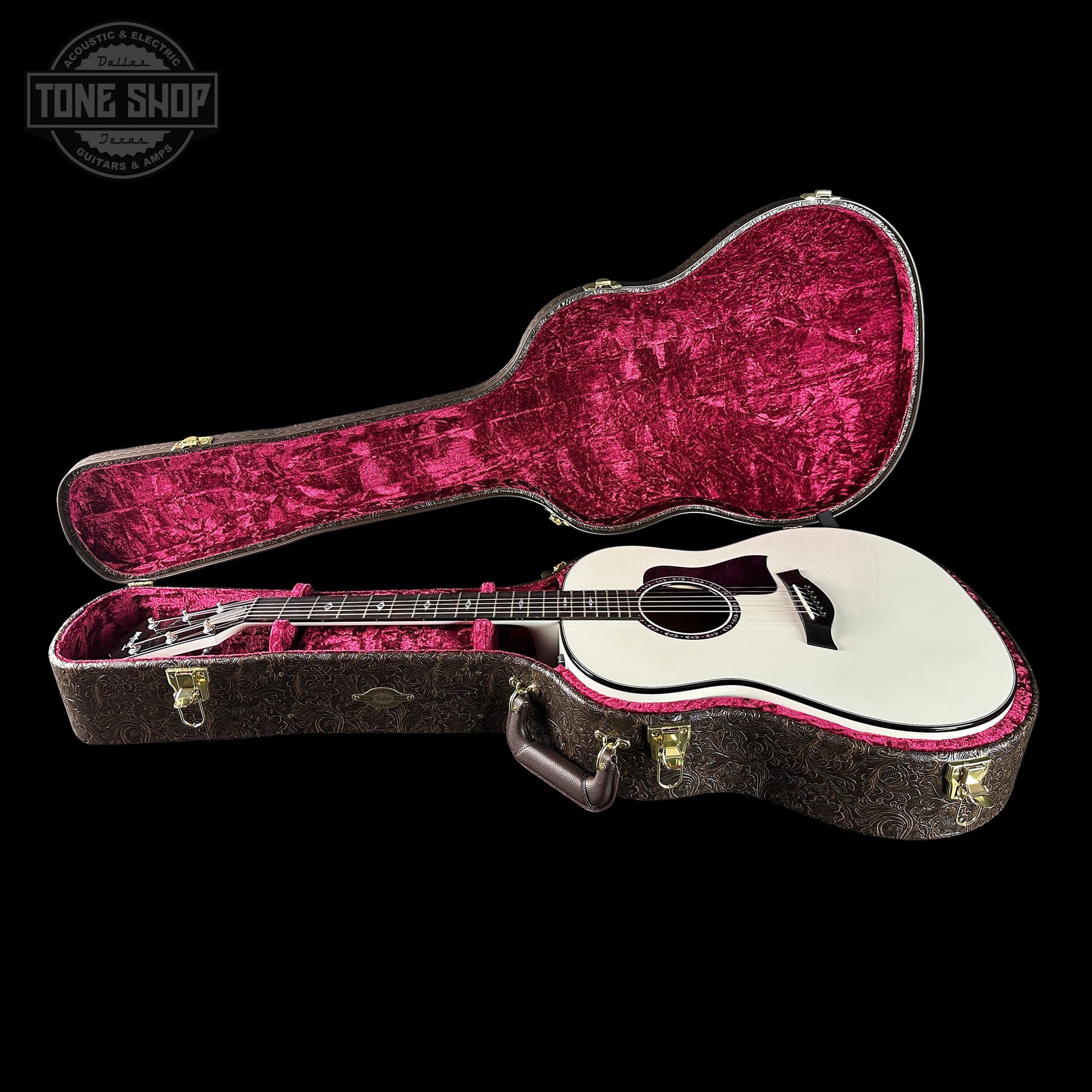 Taylor Custom Grand Pacific Pearl White w/case