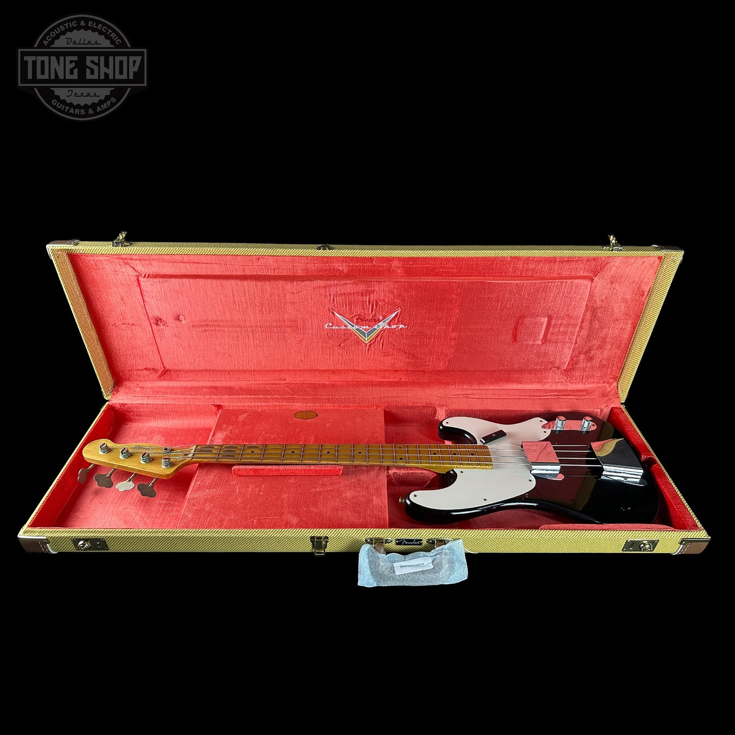 Fender Custom Shop Time Machine '54 Precision Bass Journeyman Relic Aged Black w/case