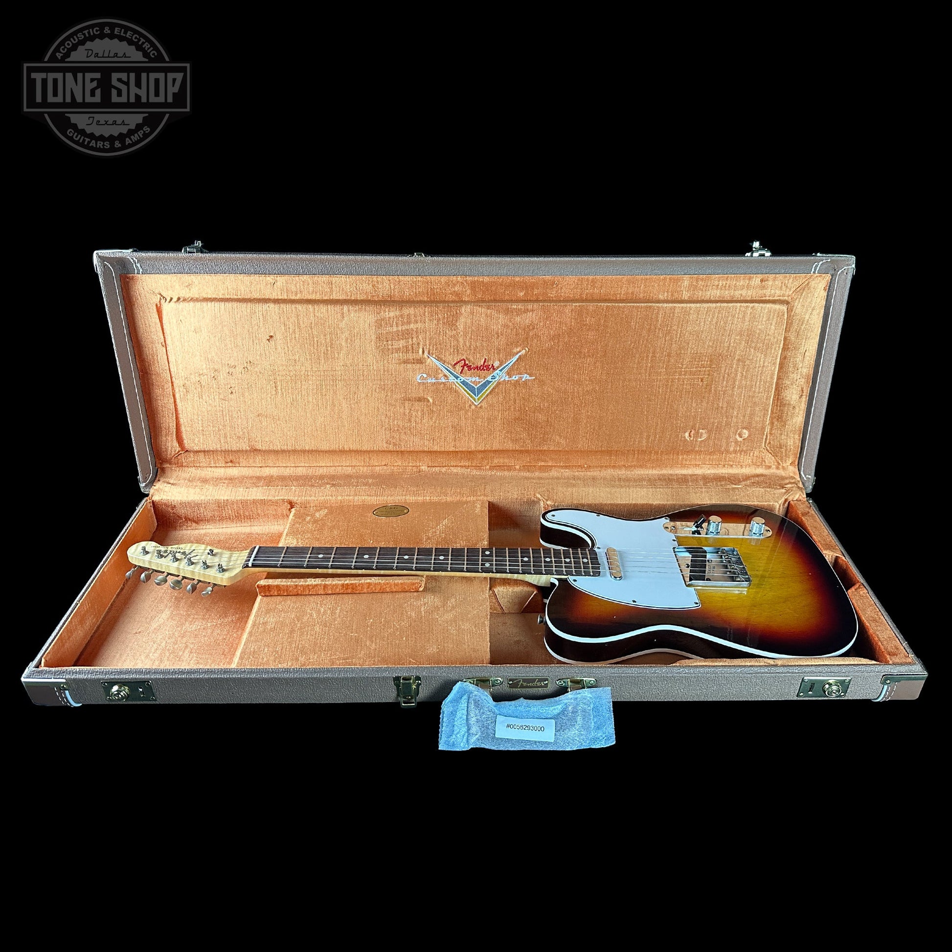 Fender Custom Shop 1960's Telecaster Custom Journeyman Relic Chocolate 3 Tone Sunburst w/case