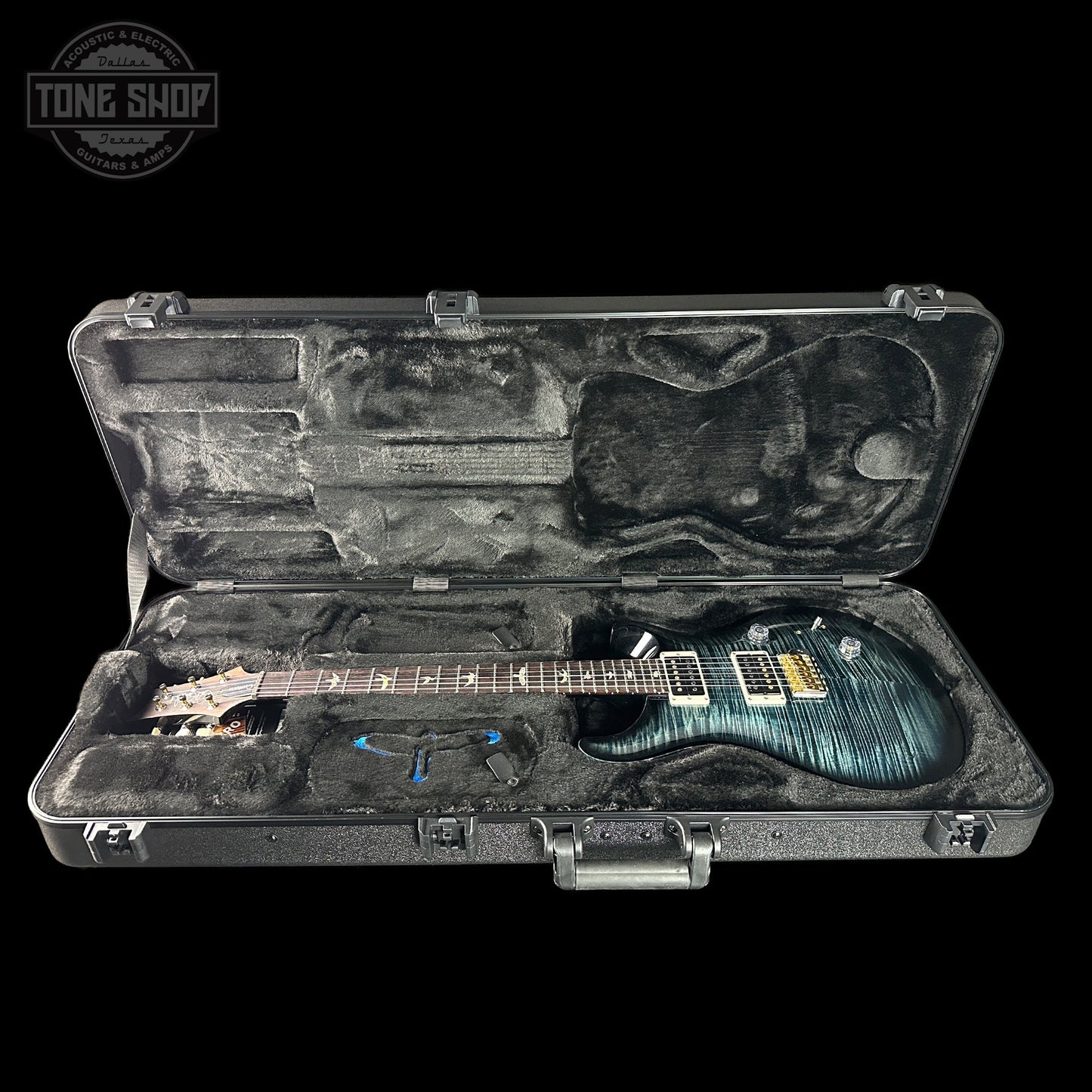 PRS Custom 24 10 Top Cobalt Smokeburst w/case
