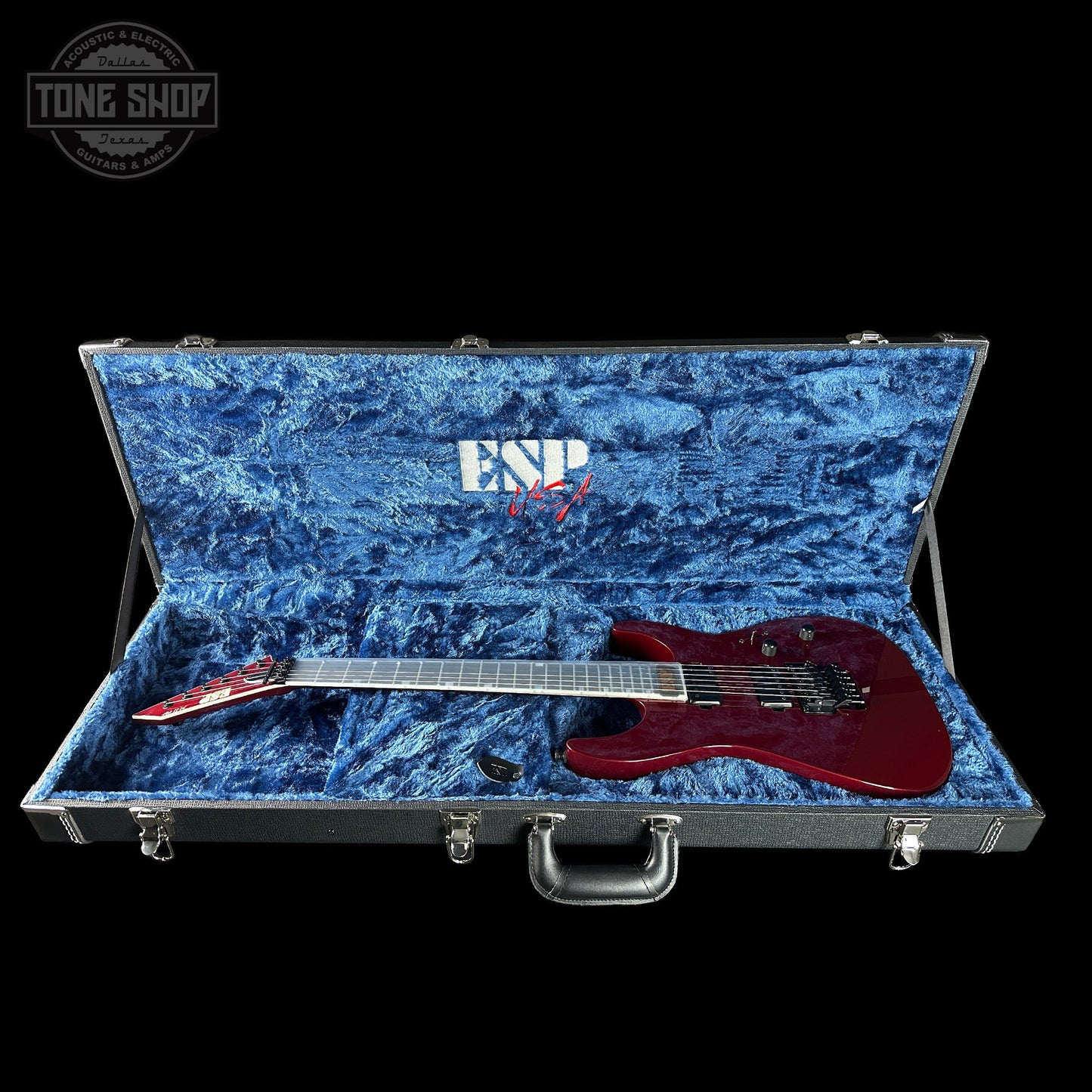 ESP USA M-II NTB-FR Cherry Bomb w/ EMGs w/case US25433