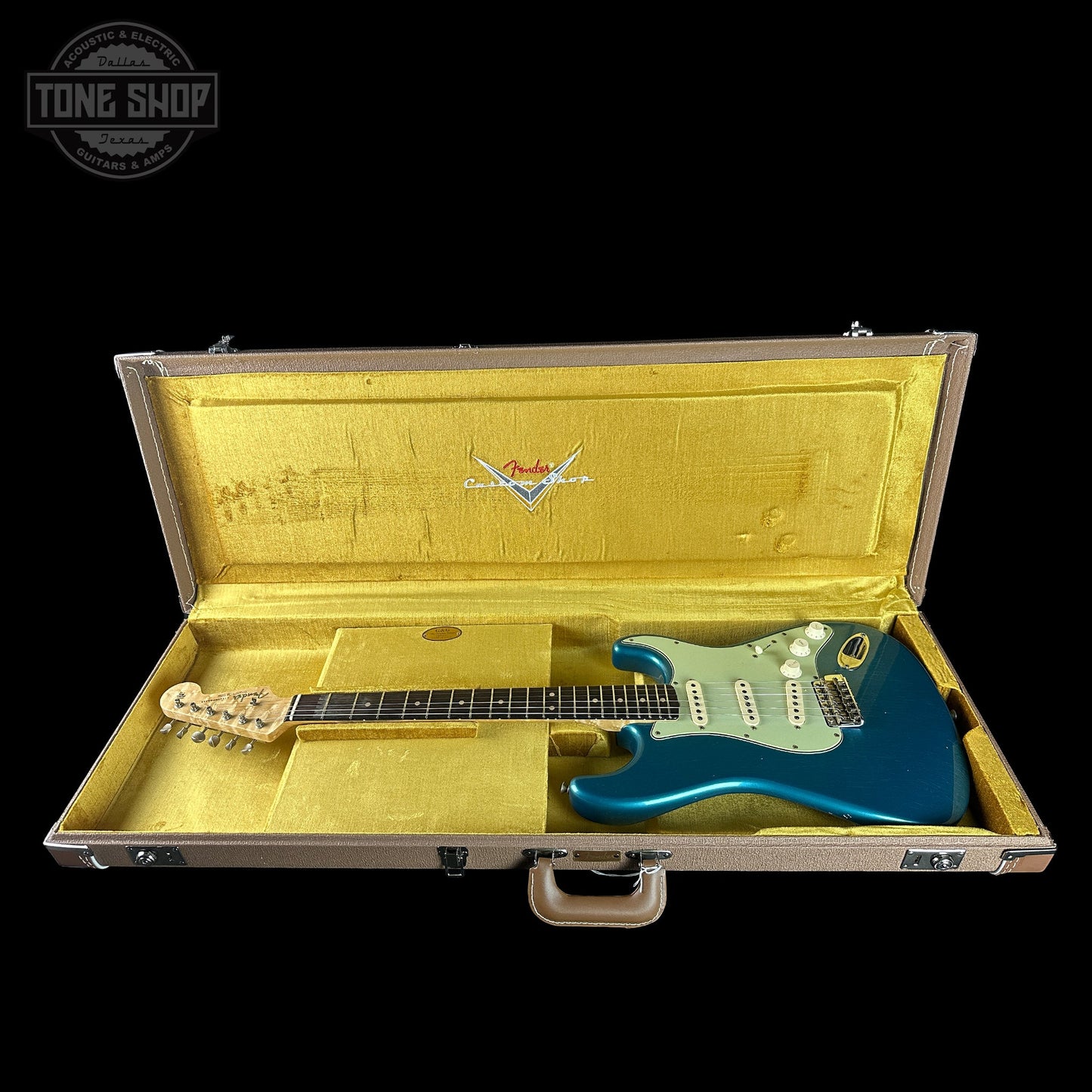 Fender Custom Shop 1963 Stratocaster Journeyman Relic Ocean Turquoise AAA Maple Neck w/case