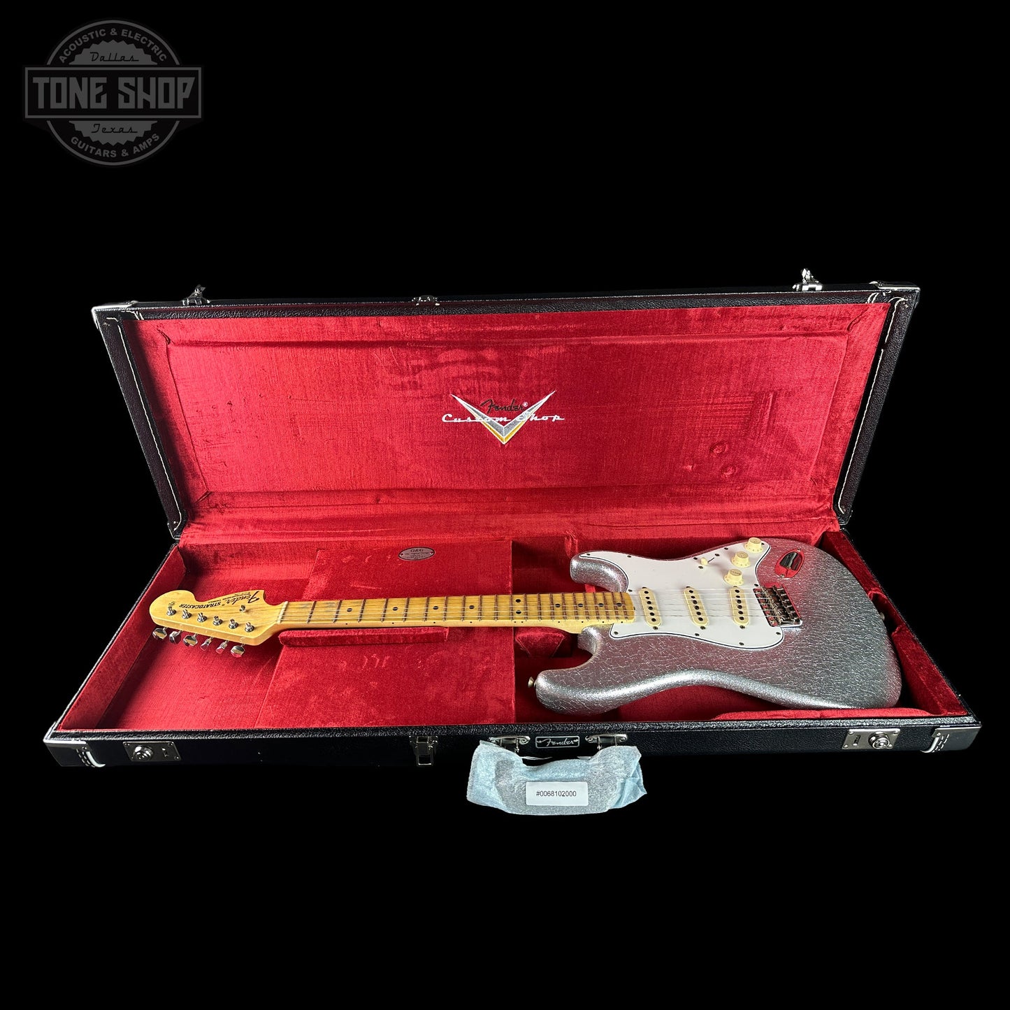 Fender Custom Shop 1969 Stratocaster Journeyman Relic Silver Sparkle w/case