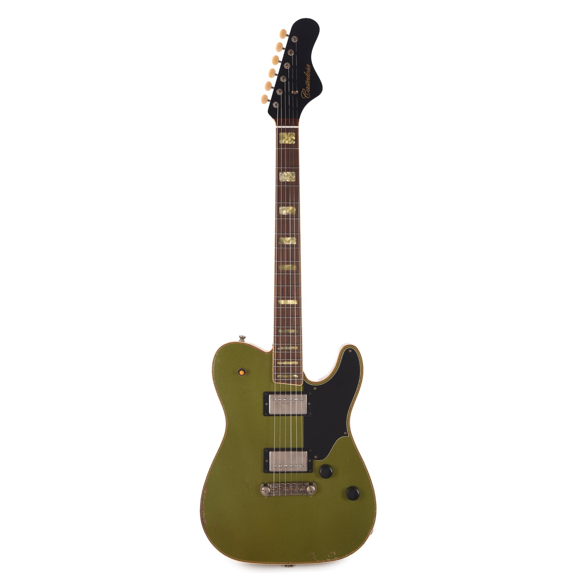 Castedosa Marianna Semi-Hollow Aged Cadillac Green Metallic/Natural Back & Sides w/TS Humbuckers