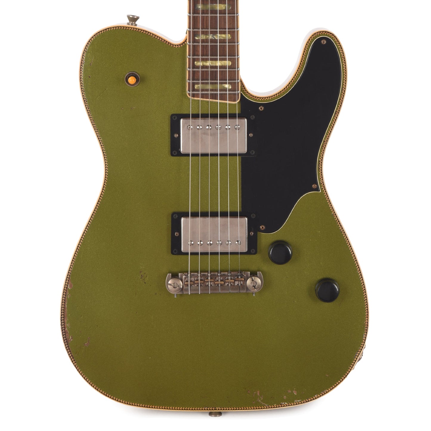Castedosa Marianna Semi-Hollow Aged Cadillac Green Metallic/Natural Back & Sides w/TS Humbuckers