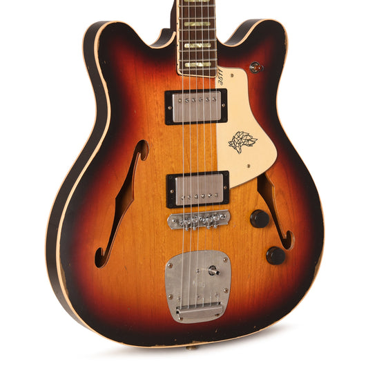 Castedosa 3511 Lobo Semi-Hollow Aged 3-Tone Sunburst w/TS Humbuckers