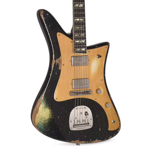 Castedosa Maravilla L-84 Standard Heavy Aged Black Over Surf Burst