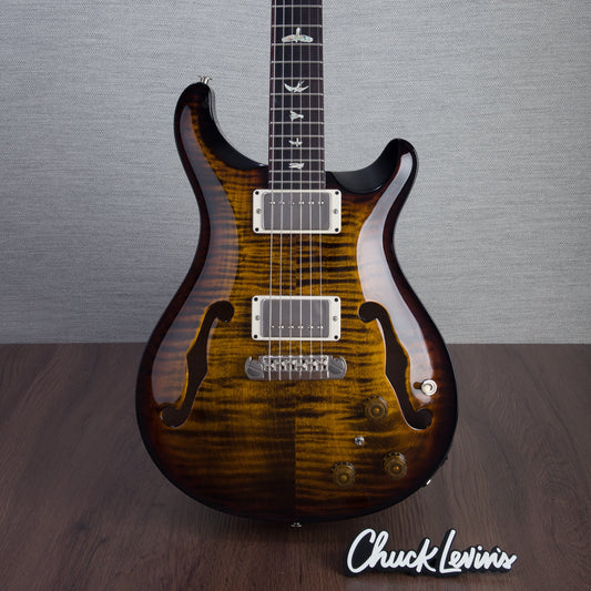 PRS Hollowbody II Piezo Electric Guitar - Black Gold Burst