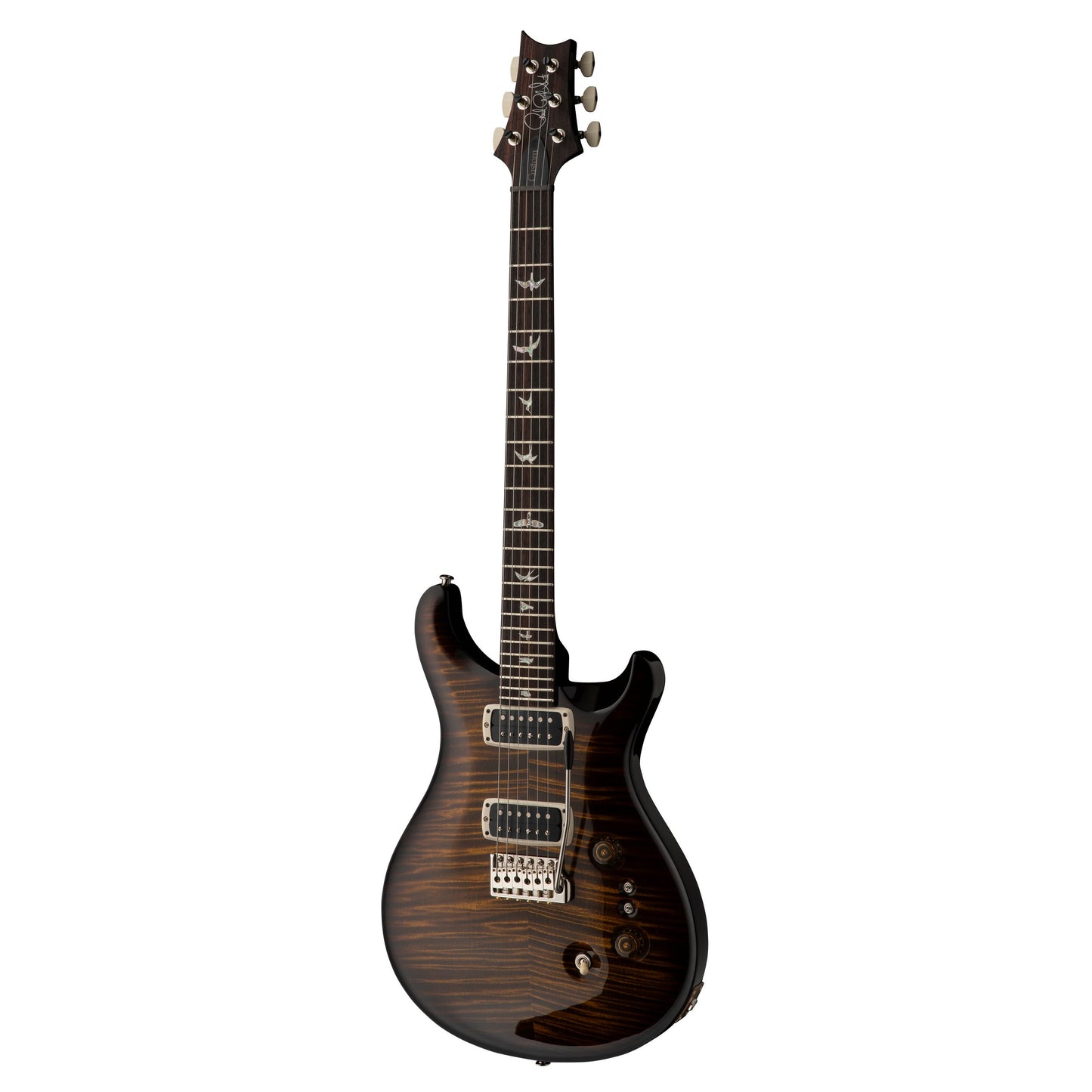 PRS Custom 24-08 10-Top Solid Body Guitar - Black Gold Wraparound Burst