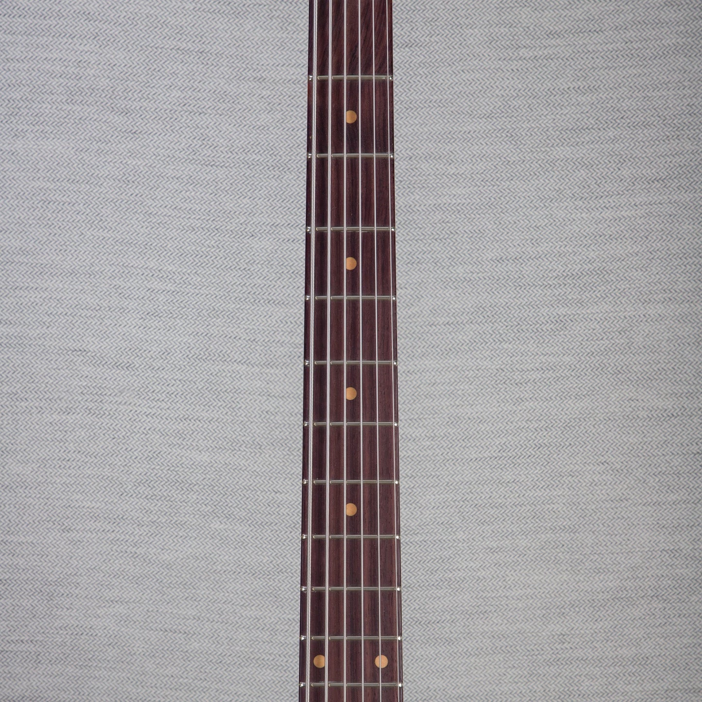 Fender Time Machine Bass VI Deluxe Closet Classic Bass Guitar - Aged Firemist Silver - #CZ575731