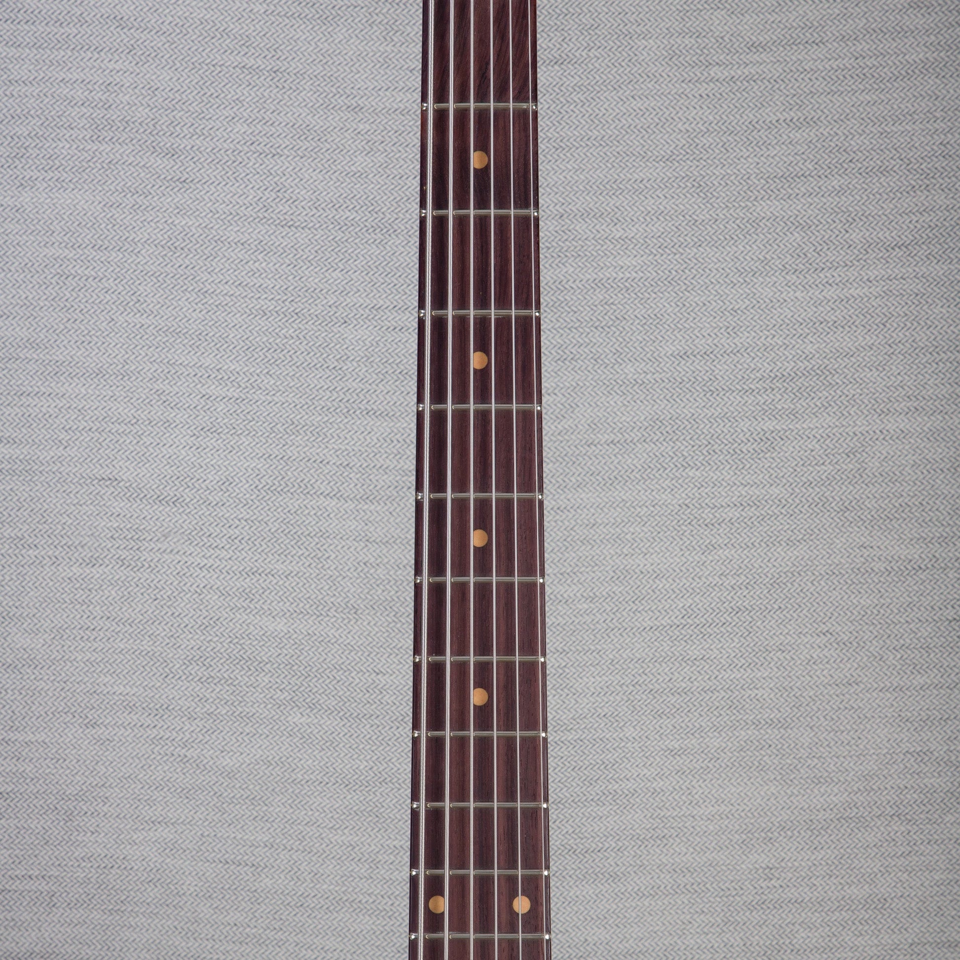 Fender Time Machine Bass VI Deluxe Closet Classic Bass Guitar - Aged Firemist Silver - #CZ575731