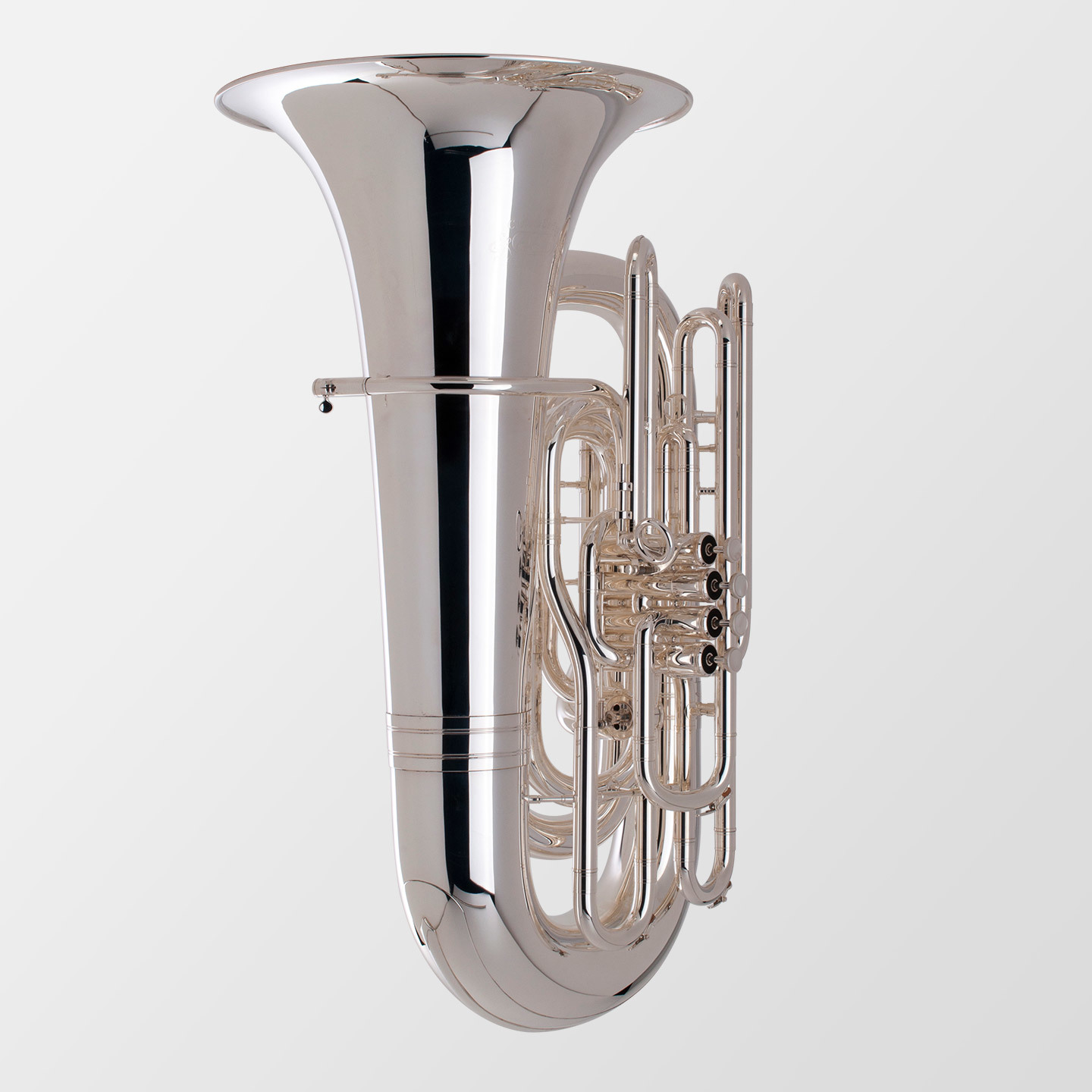 Adams 4/4 Size Bb Tuba - Silver Plated
