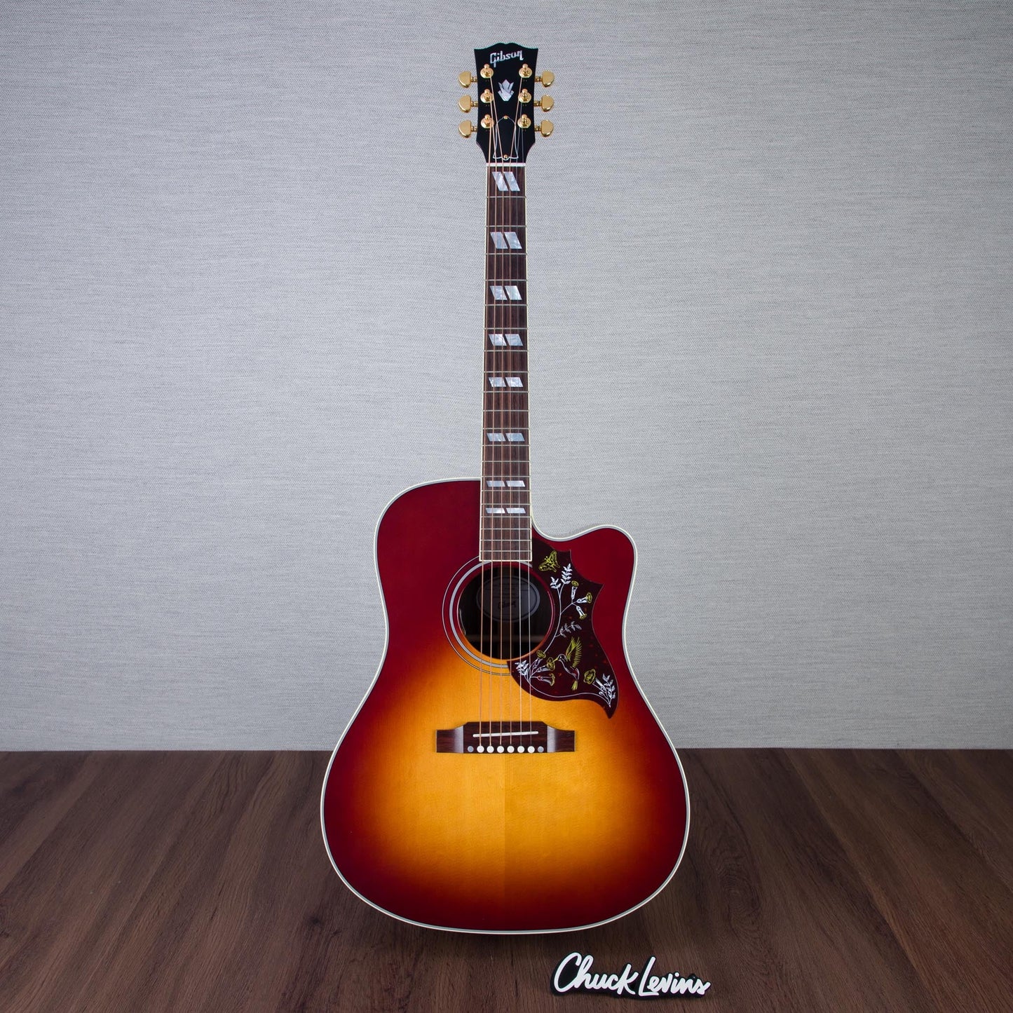 Gibson Hummingbird Standard Rosewood Acoustic Electric Guitar - Rosewood Burst - #22954066