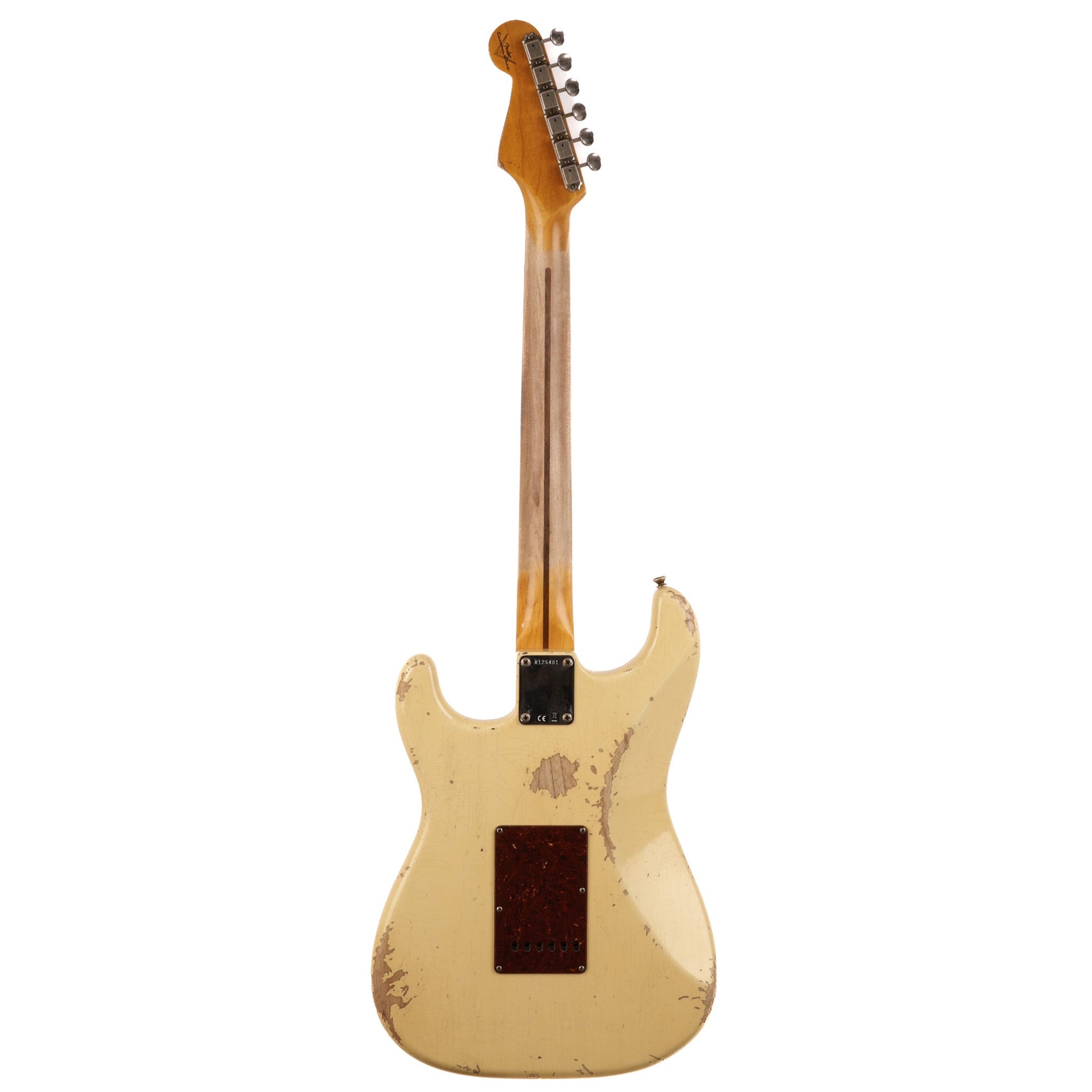 Fender Custom Shop 1956 Stratocaster Heavy Relic Guitar - Aged Vintage White - CHUCKSCLUSIVE - #R125401