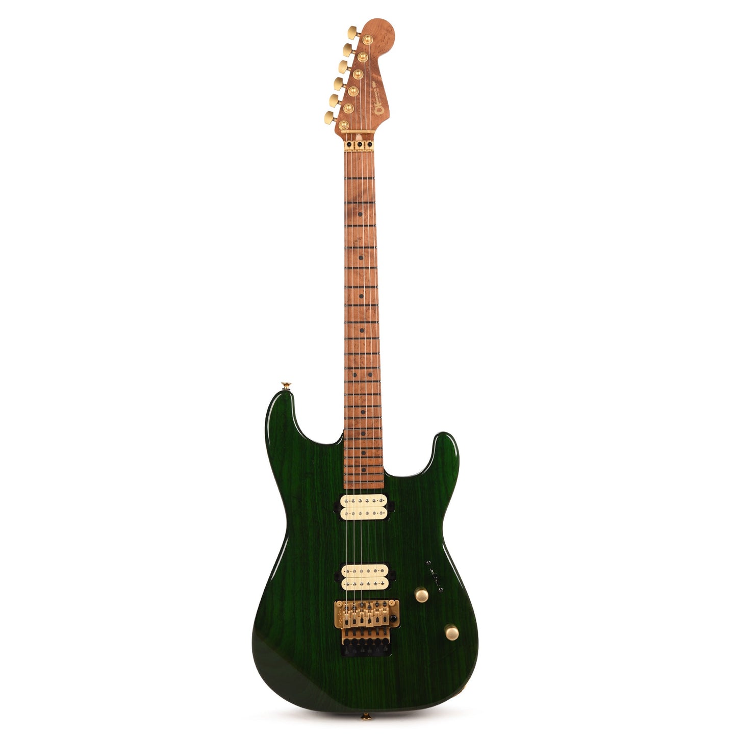 Charvel Custom Shop Roasted San Dimas 2H Floyd Rose NOS Trans Green Master Built by "Red Dave" Dave Nichols