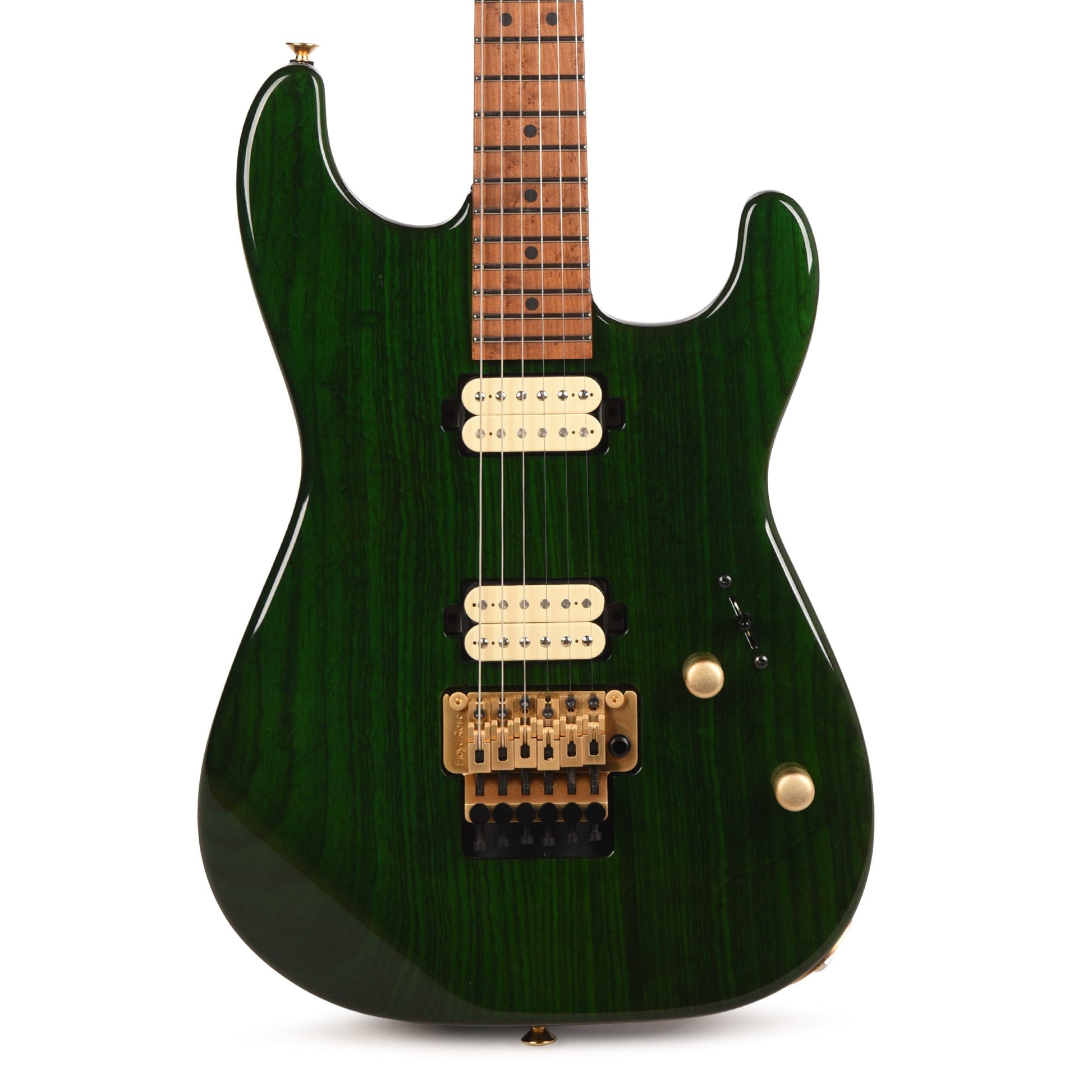 Charvel Custom Shop Roasted San Dimas 2H Floyd Rose NOS Trans Green Master Built by "Red Dave" Dave Nichols