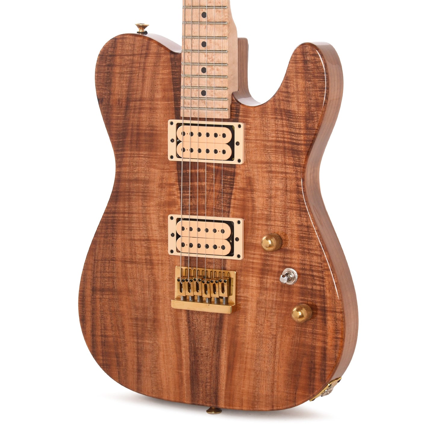 Charvel Custom Shop Special Edition Style 2 Tasmanian Blackwood/Roasted Ash w/Oil Finished Birdseye Maple Neck