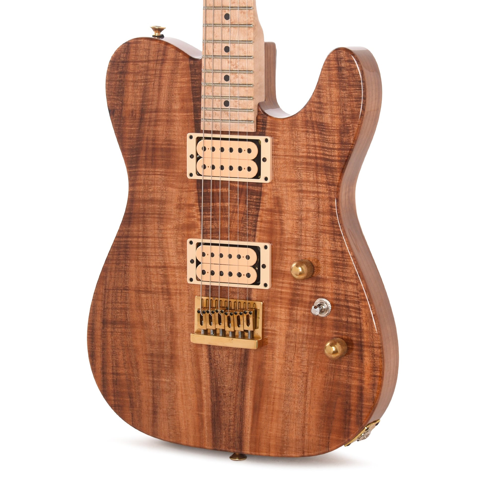 Charvel Custom Shop Special Edition Style 2 Tasmanian Blackwood/Roasted Ash w/Oil Finished Birdseye Maple Neck