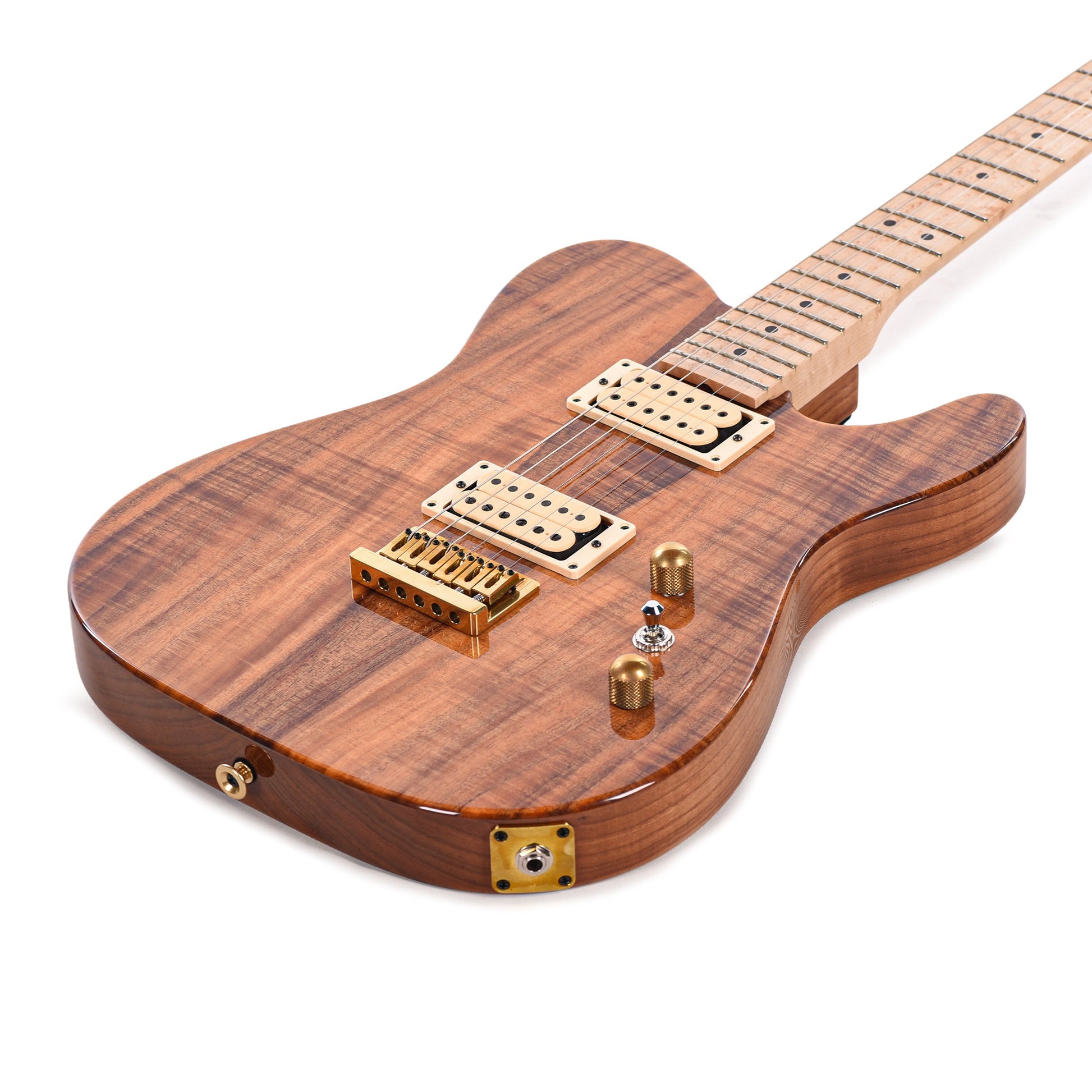 Charvel Custom Shop Special Edition Style 2 Tasmanian Blackwood/Roasted Ash w/Oil Finished Birdseye Maple Neck