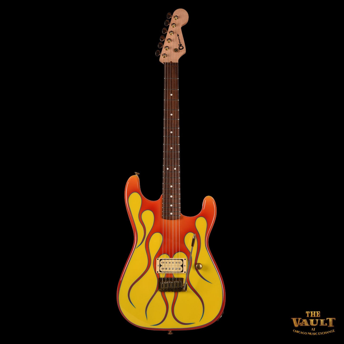 Charvel San Dimas S-Style Grover Jackson Custom Paint Job by Dan Lawrence 1980s