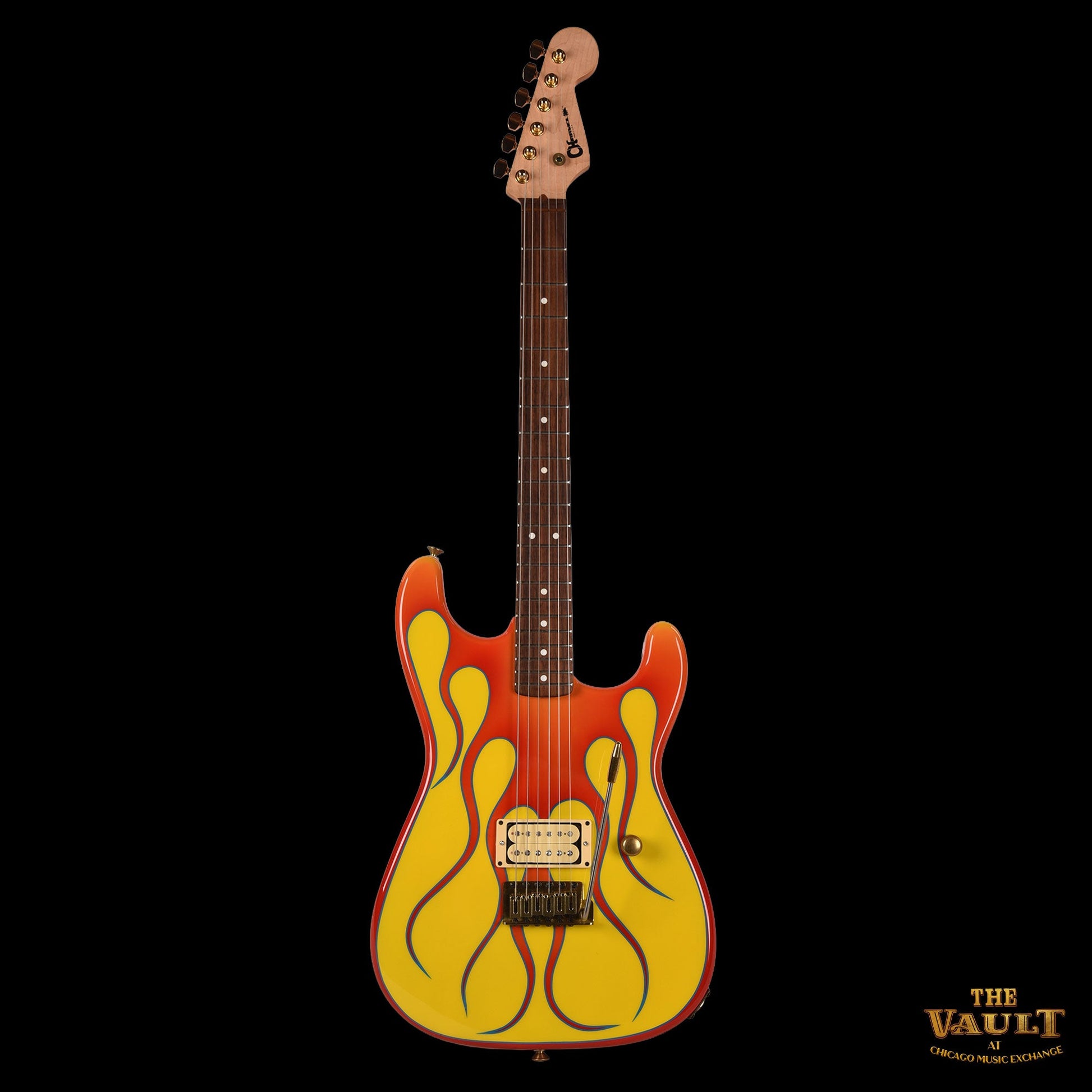 Charvel San Dimas S-Style Grover Jackson Custom Paint Job by Dan Lawrence 1980s