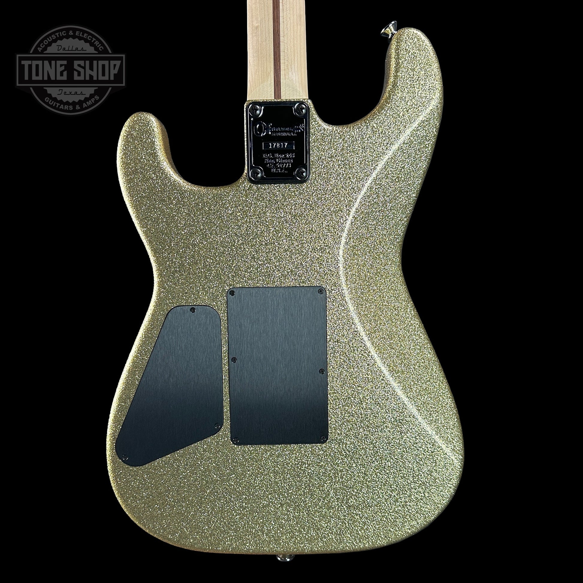 Charvel Custom Shop San Dimas HSS Gold Sparkle w/case C17817