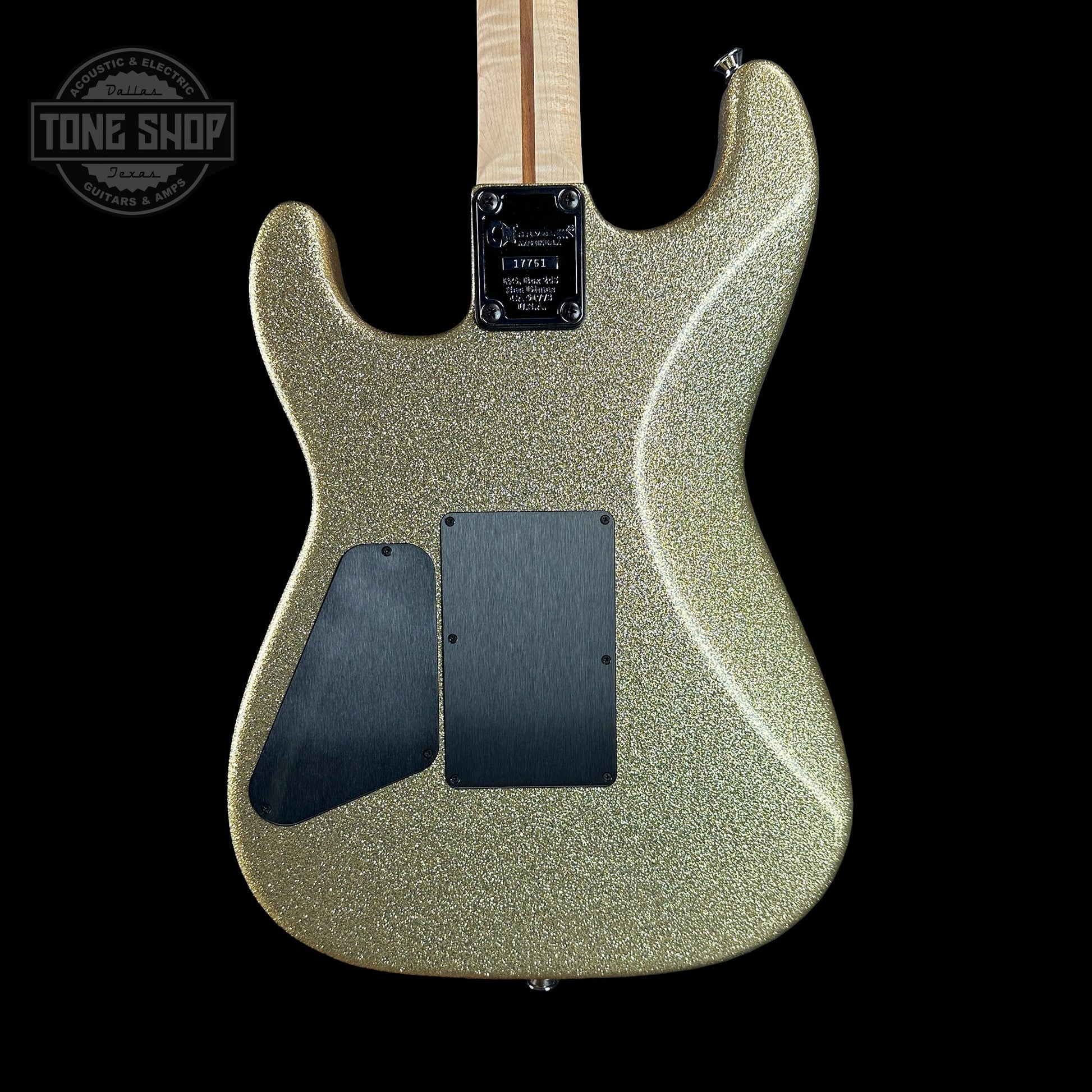 Charvel Custom Shop San Dimas 2H FR Gold Sparkle w/case C17761