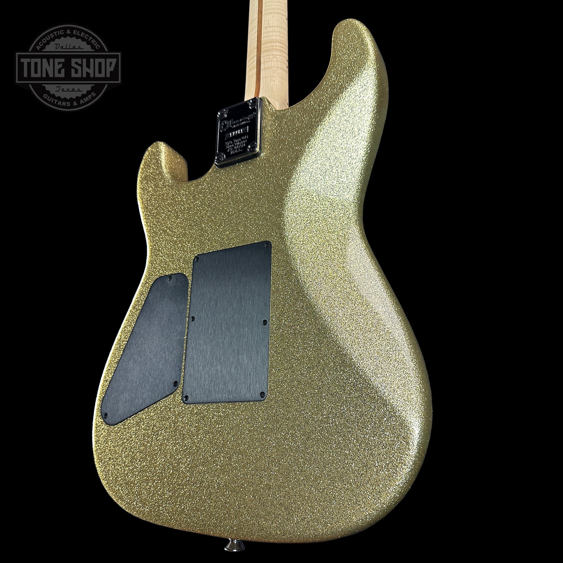 Charvel Custom Shop San Dimas 2H FR Gold Sparkle w/case C17761