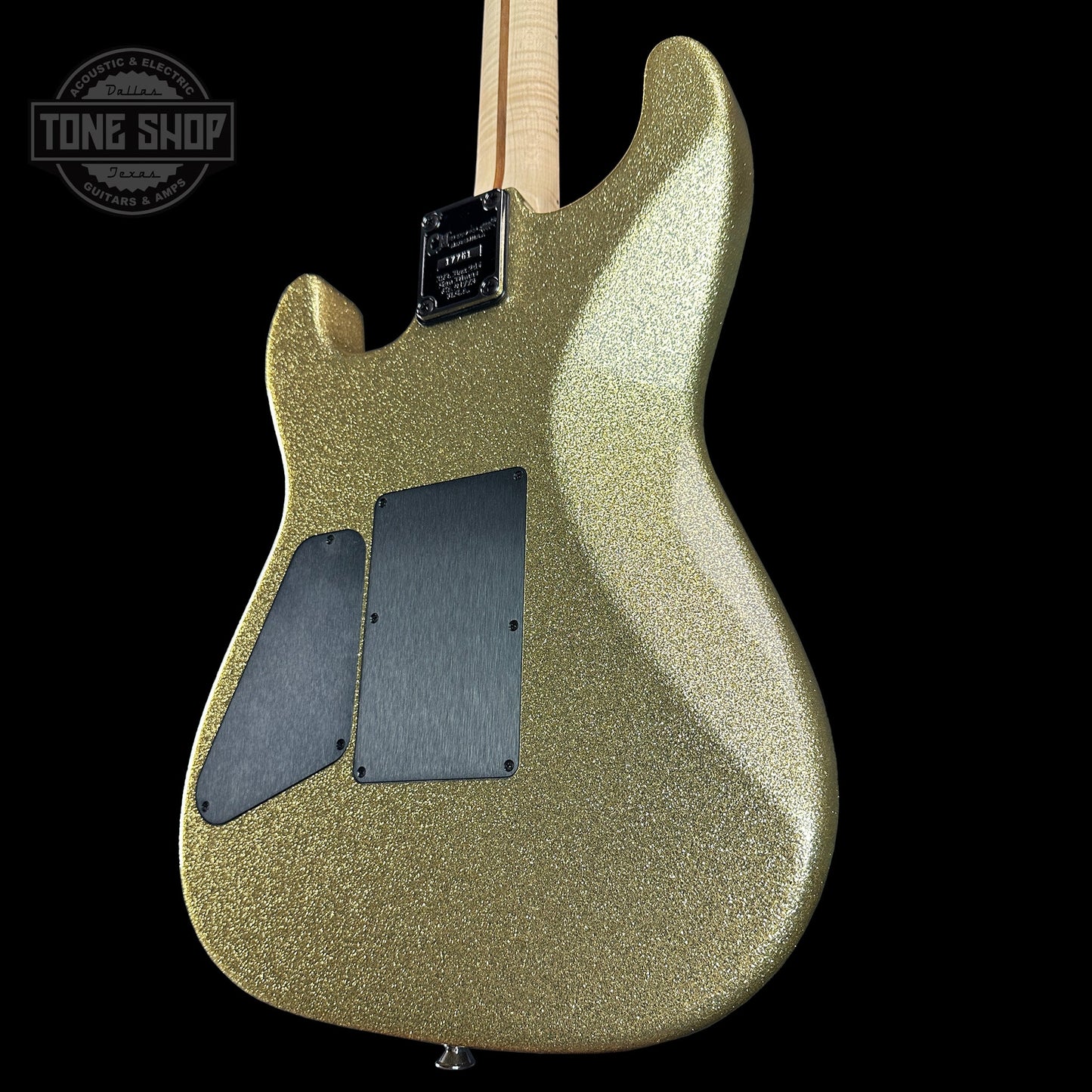 Charvel Custom Shop San Dimas 2H FR Gold Sparkle w/case C17761