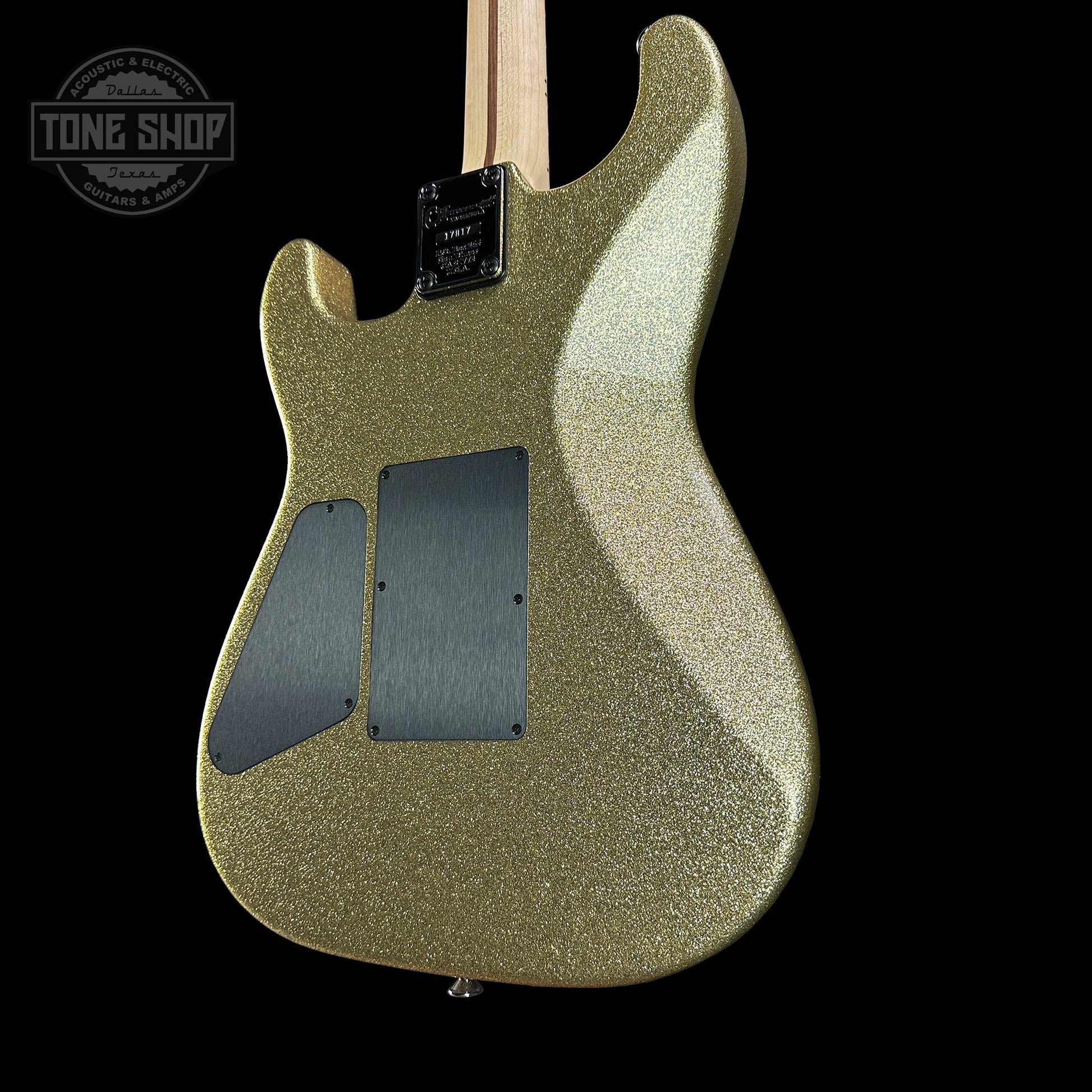Charvel Custom Shop San Dimas HSS Gold Sparkle w/case C17817