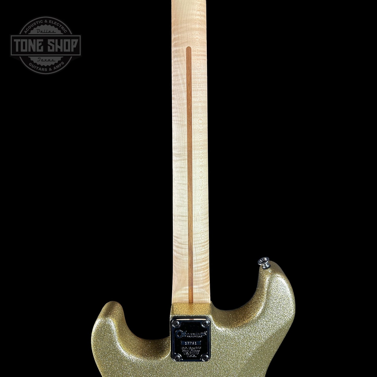 Charvel Custom Shop San Dimas 2H FR Gold Sparkle w/case C17761