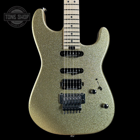 Charvel Custom Shop San Dimas HSS Gold Sparkle w/case C17817