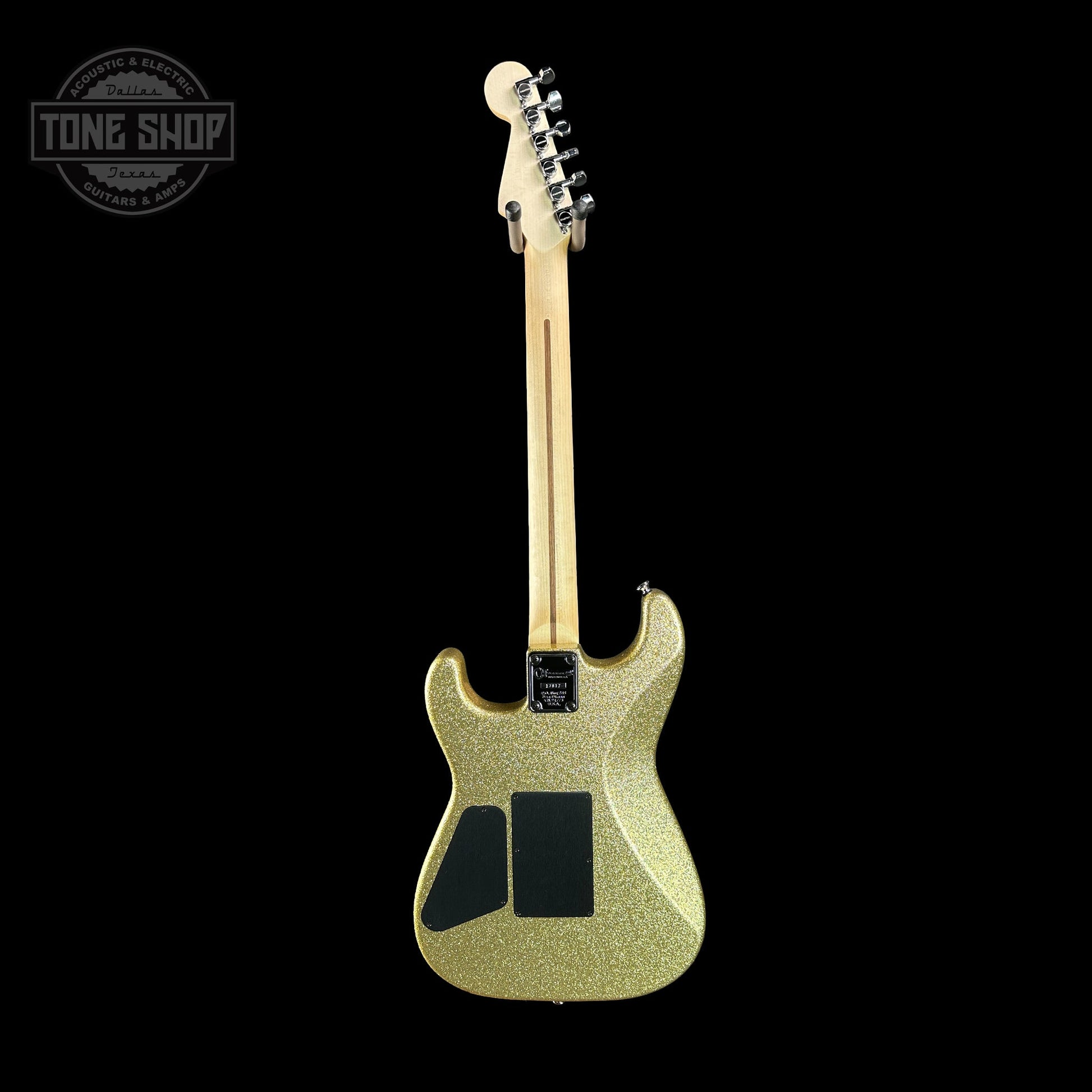 Charvel Custom Shop San Dimas HSS Gold Sparkle w/case C17817
