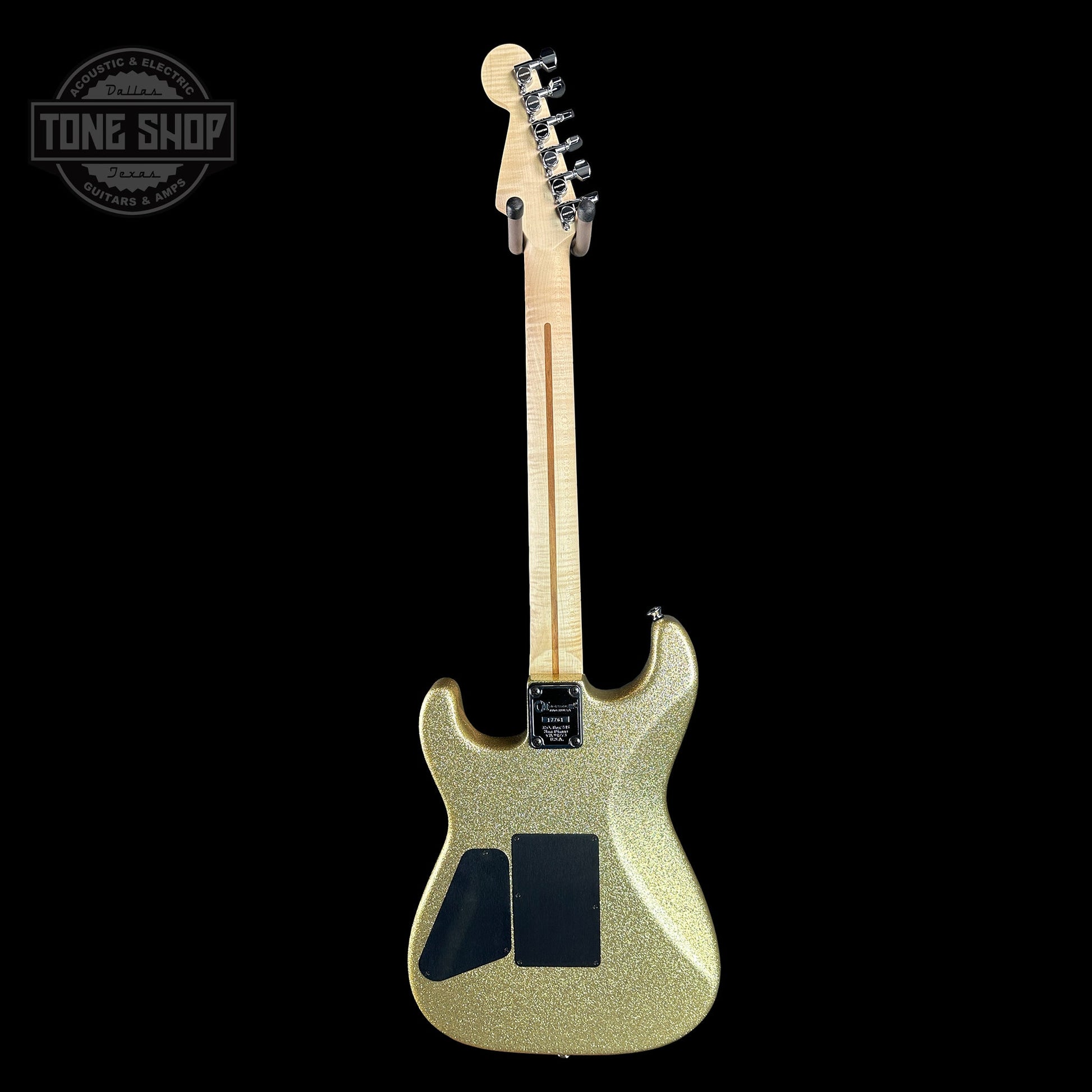 Charvel Custom Shop San Dimas 2H FR Gold Sparkle w/case C17761