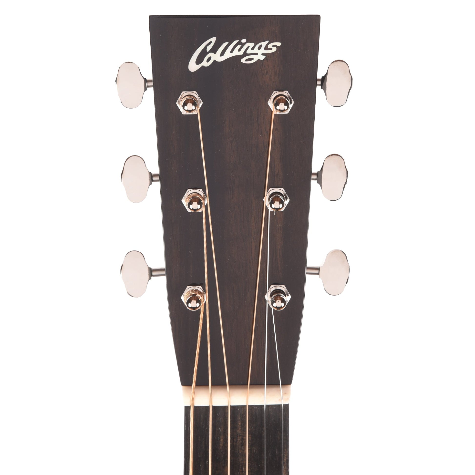 Collings OM1 Torrefied Sitka/Mahogany Jet Black w/Ivoroid Binding & Pickguard