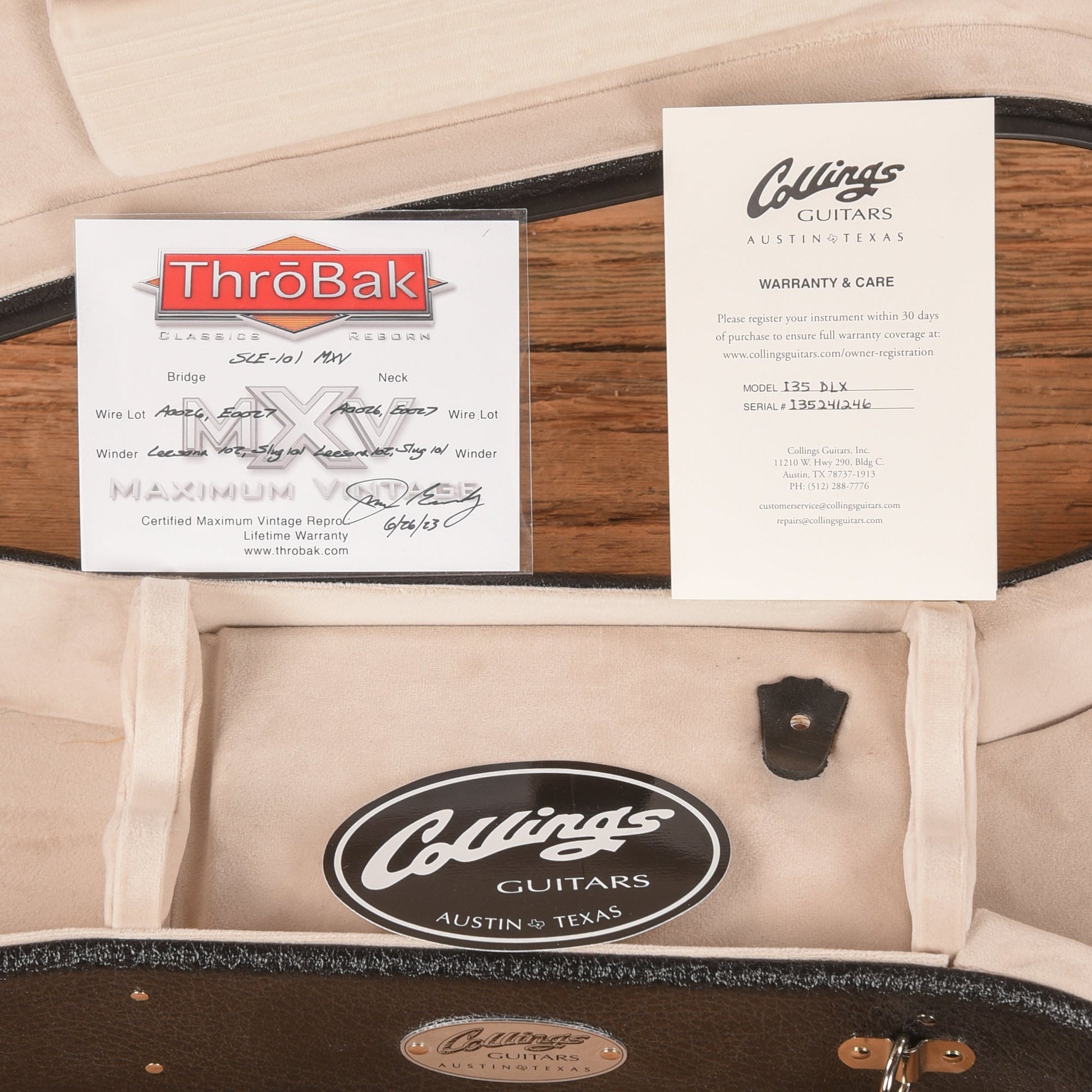 Collings I-35 Deluxe Tiger Eye Sunburst 2024