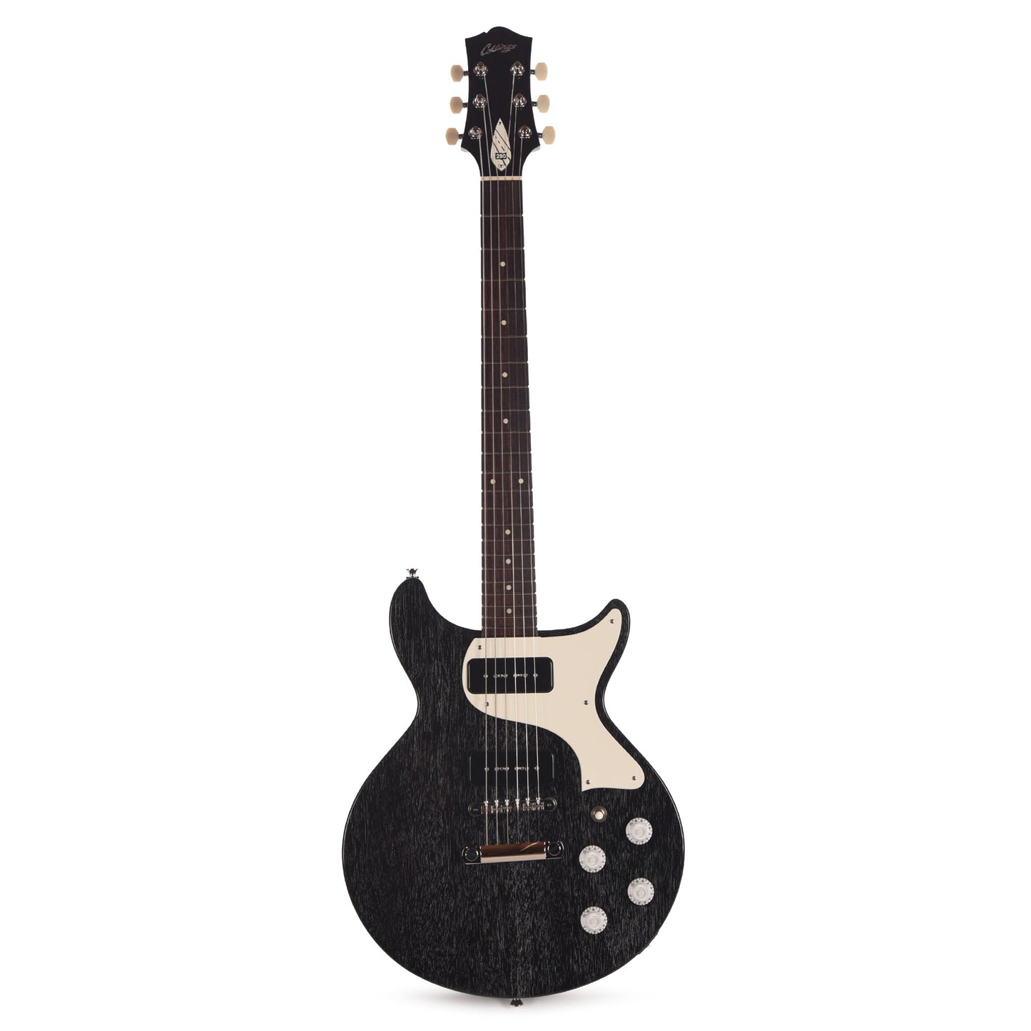 Collings 290 DC Black Doghair w/Lollar P90 Pickups