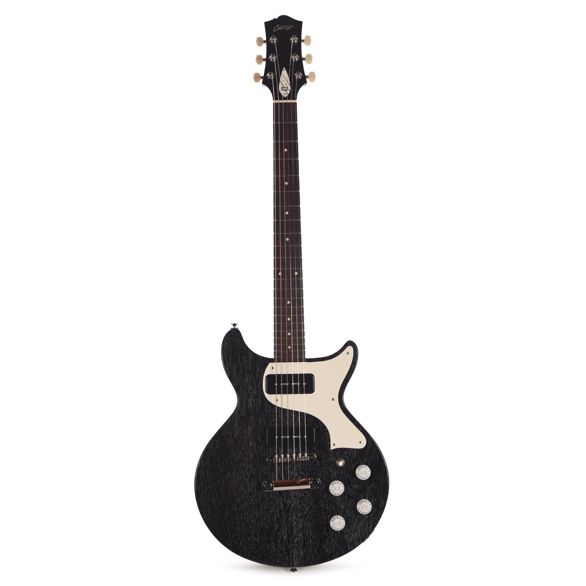 Collings 290 DC Black Doghair w/Lollar P90 Pickups