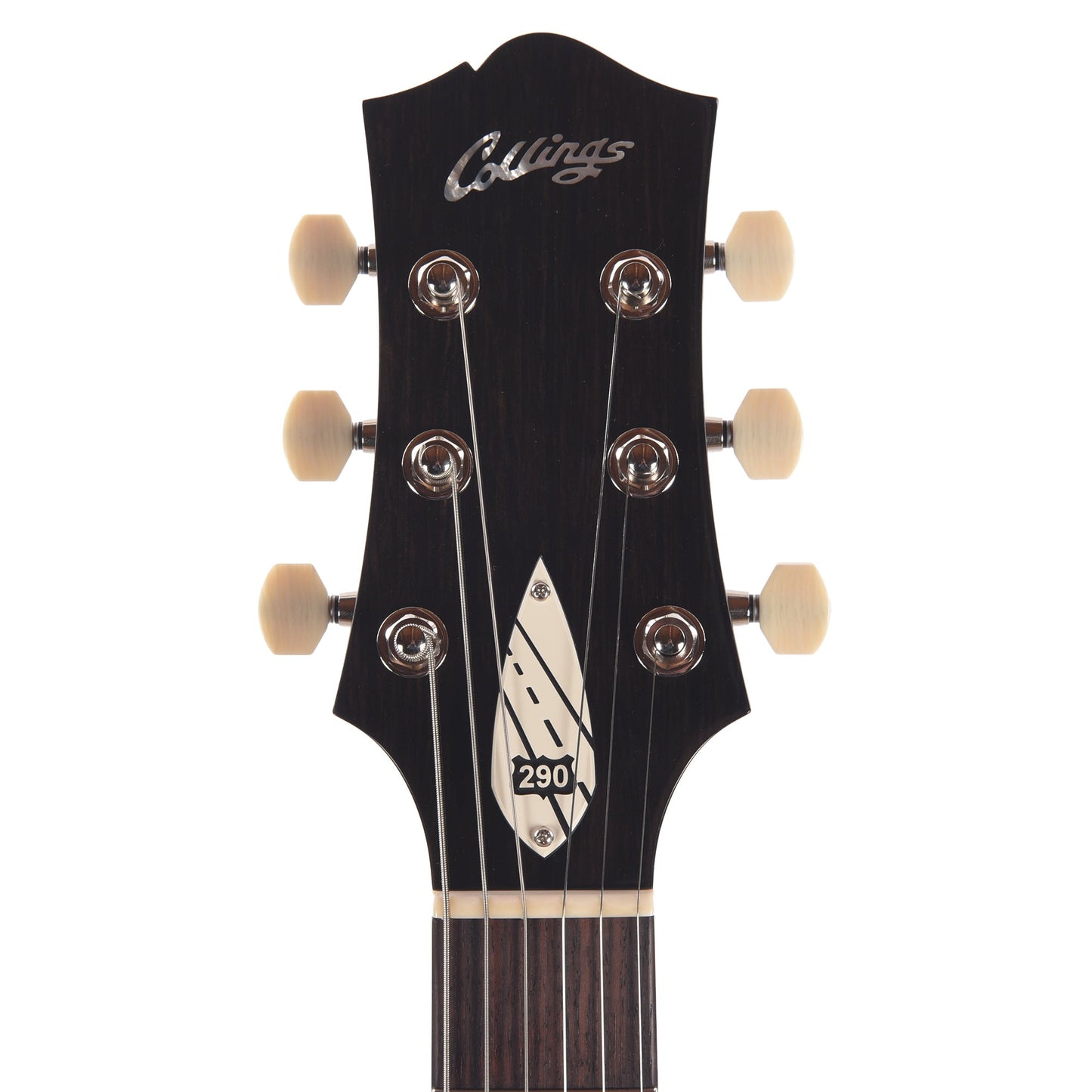 Collings 290 DC Black Doghair w/Lollar P90 Pickups