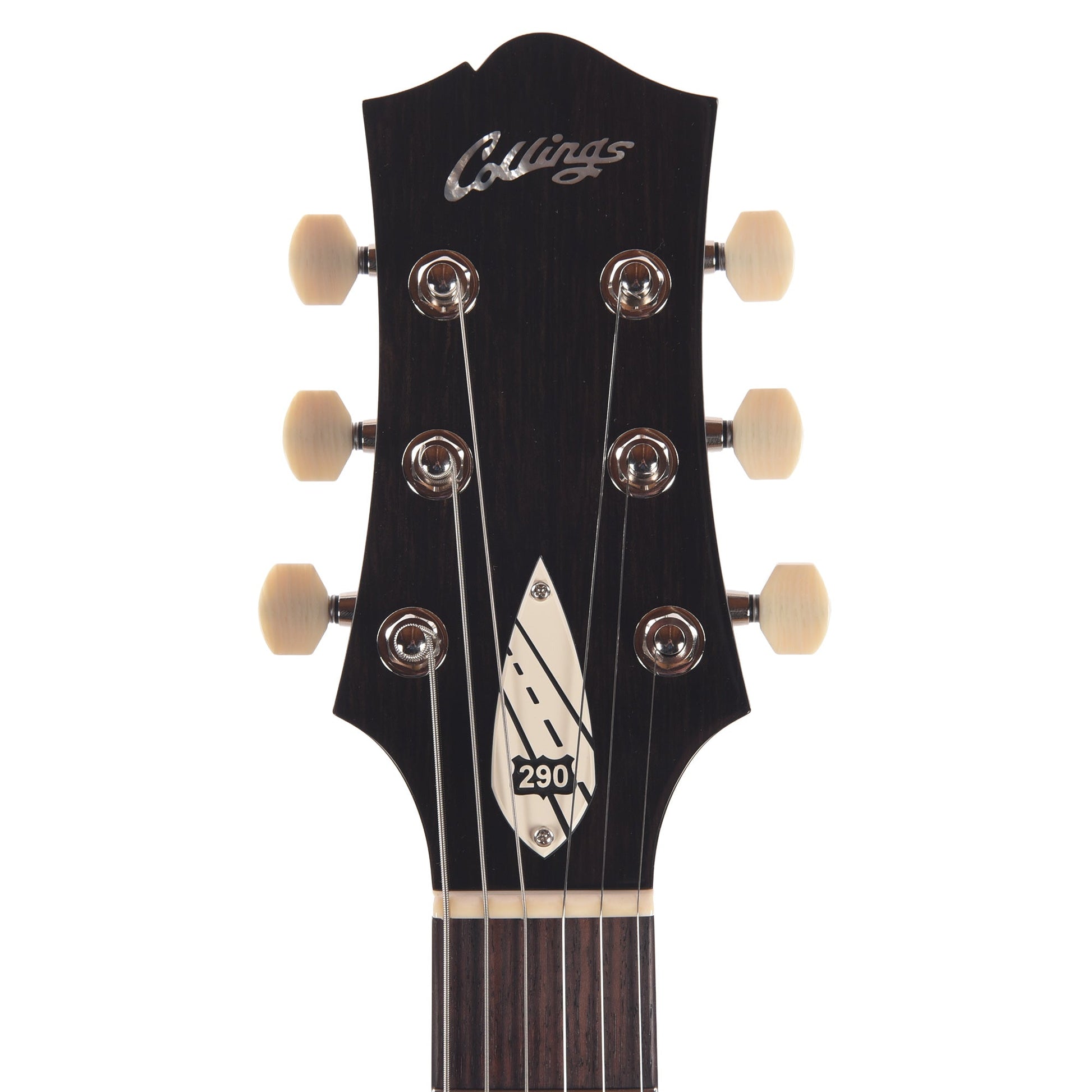 Collings 290 DC Black Doghair w/Lollar P90 Pickups