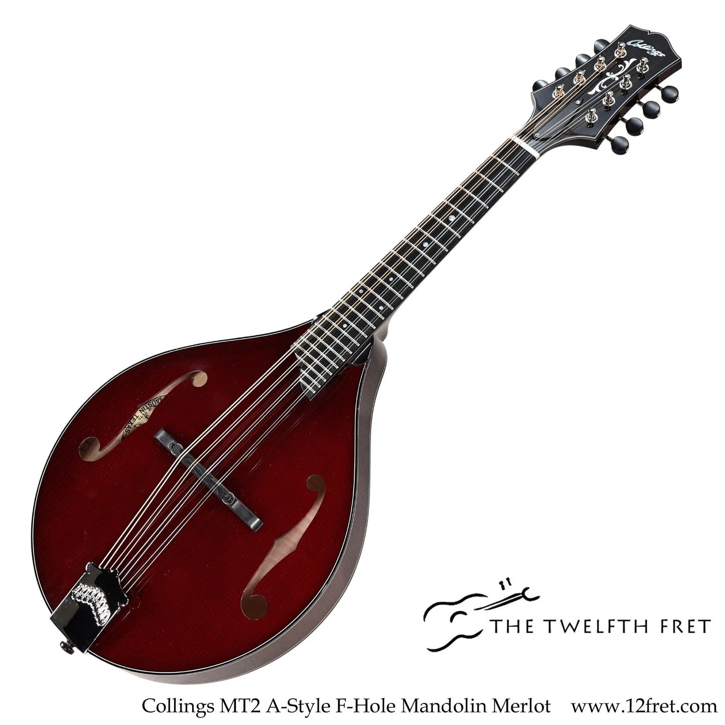 Collings MT2 A-Style F-Hole Mandolin Merlot