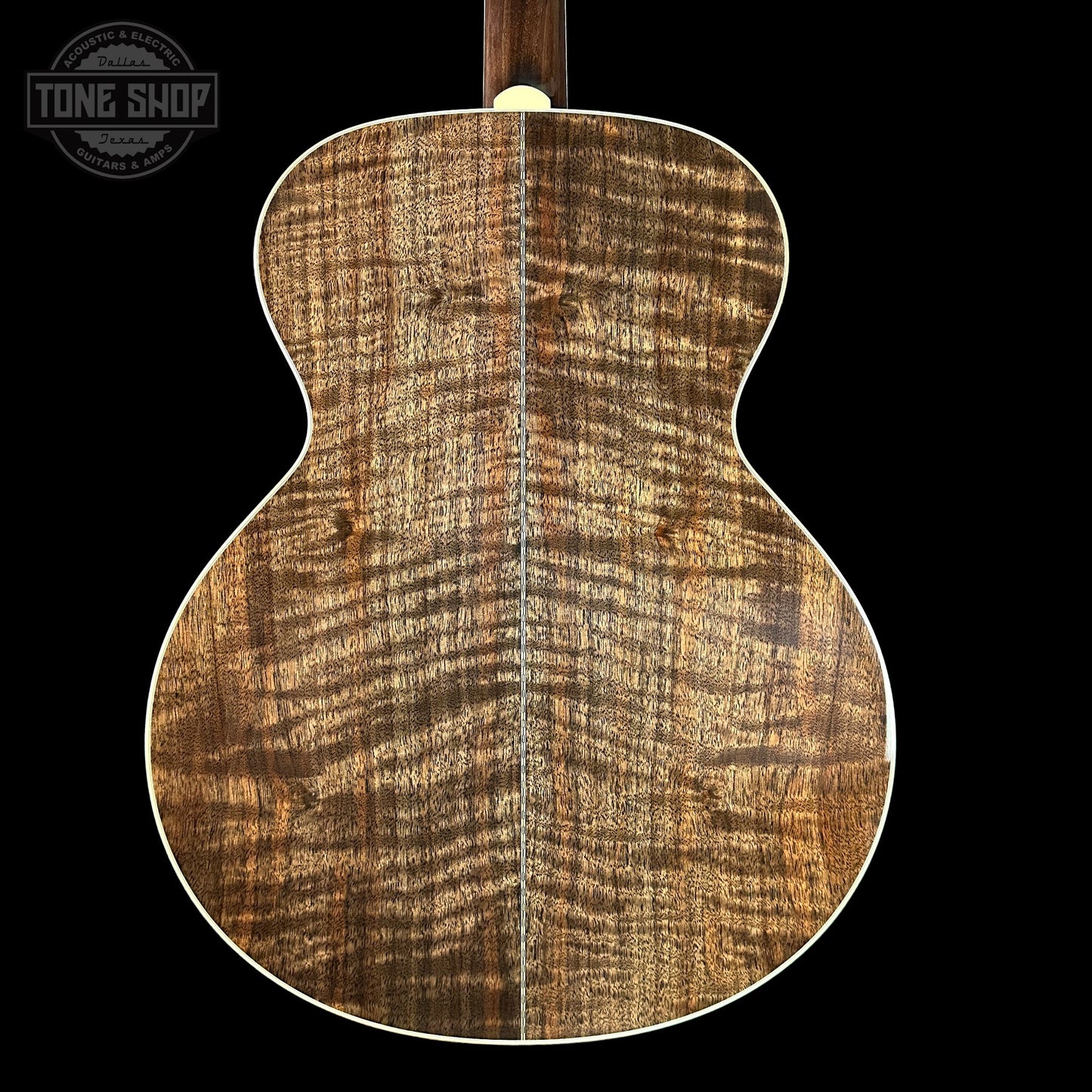 Collings SJ Custom Jet Black Top Tigerstripe Pickguard Old Growth Sitka/Bastogne Walnut w/Case #34996