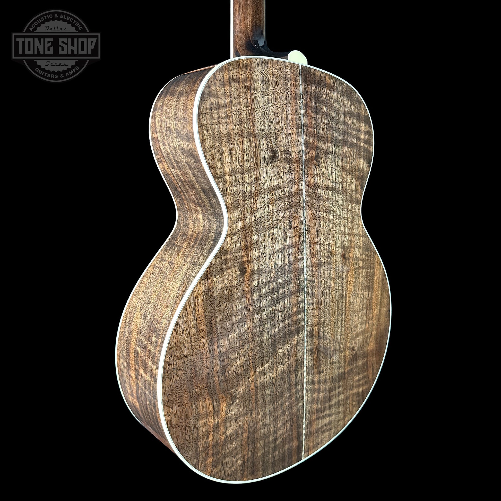Collings SJ Custom Jet Black Top Tigerstripe Pickguard Old Growth Sitka/Bastogne Walnut w/Case #34996