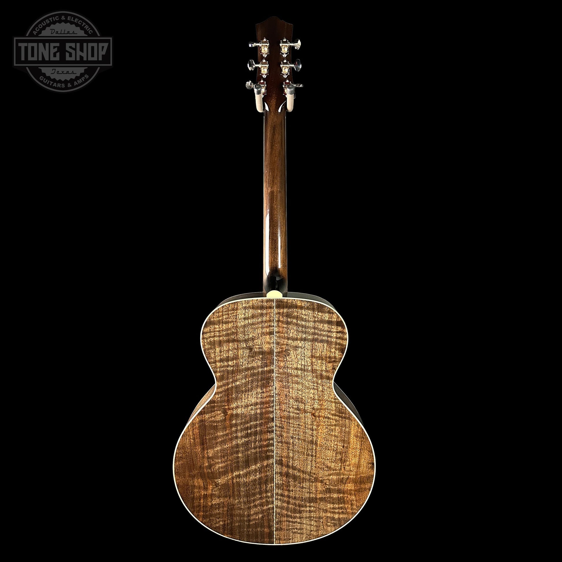 Collings SJ Custom Jet Black Top Tigerstripe Pickguard Old Growth Sitka/Bastogne Walnut w/Case #34996
